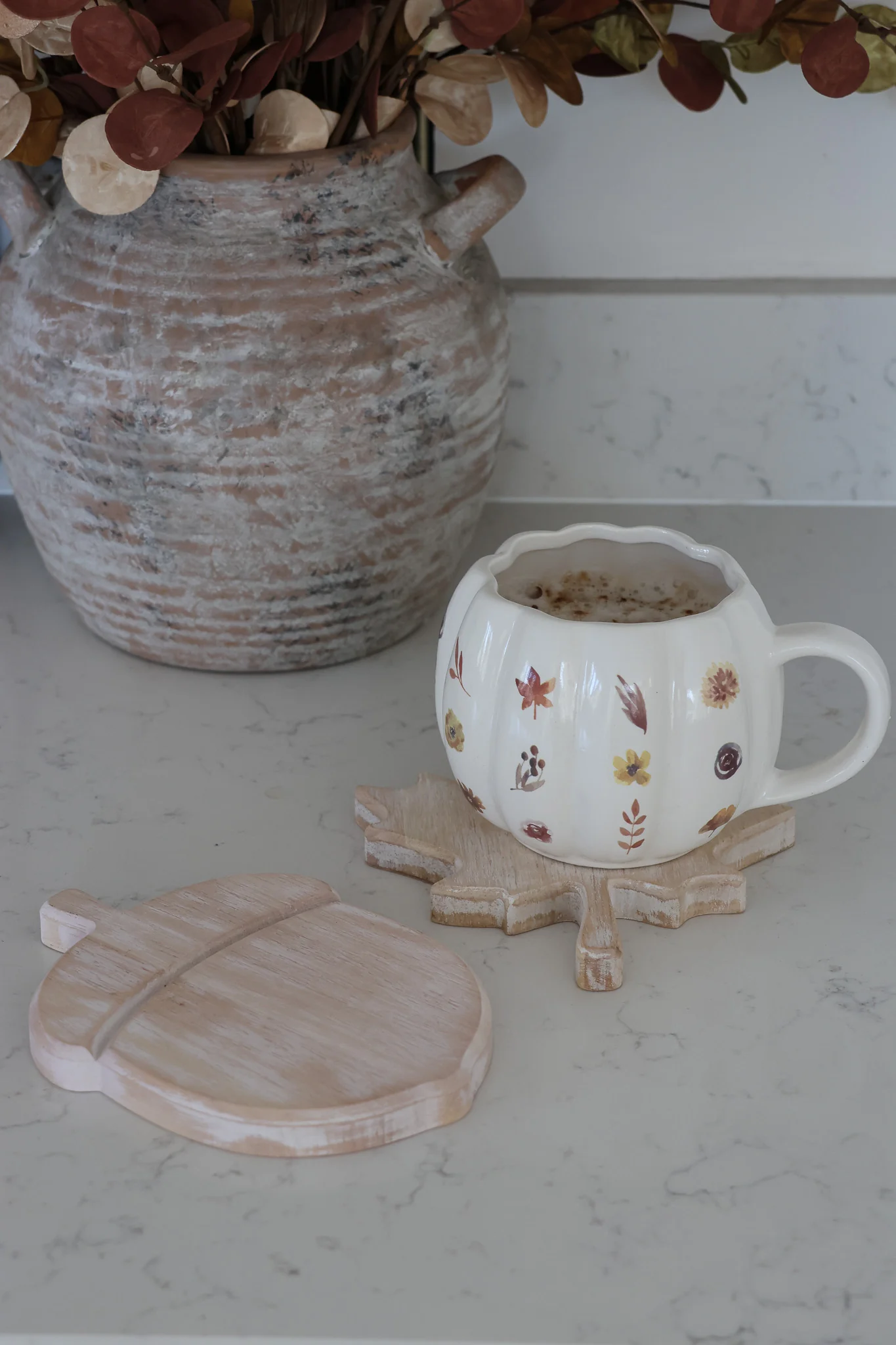 Acorn Leaf Wooden Coasters - Image 2