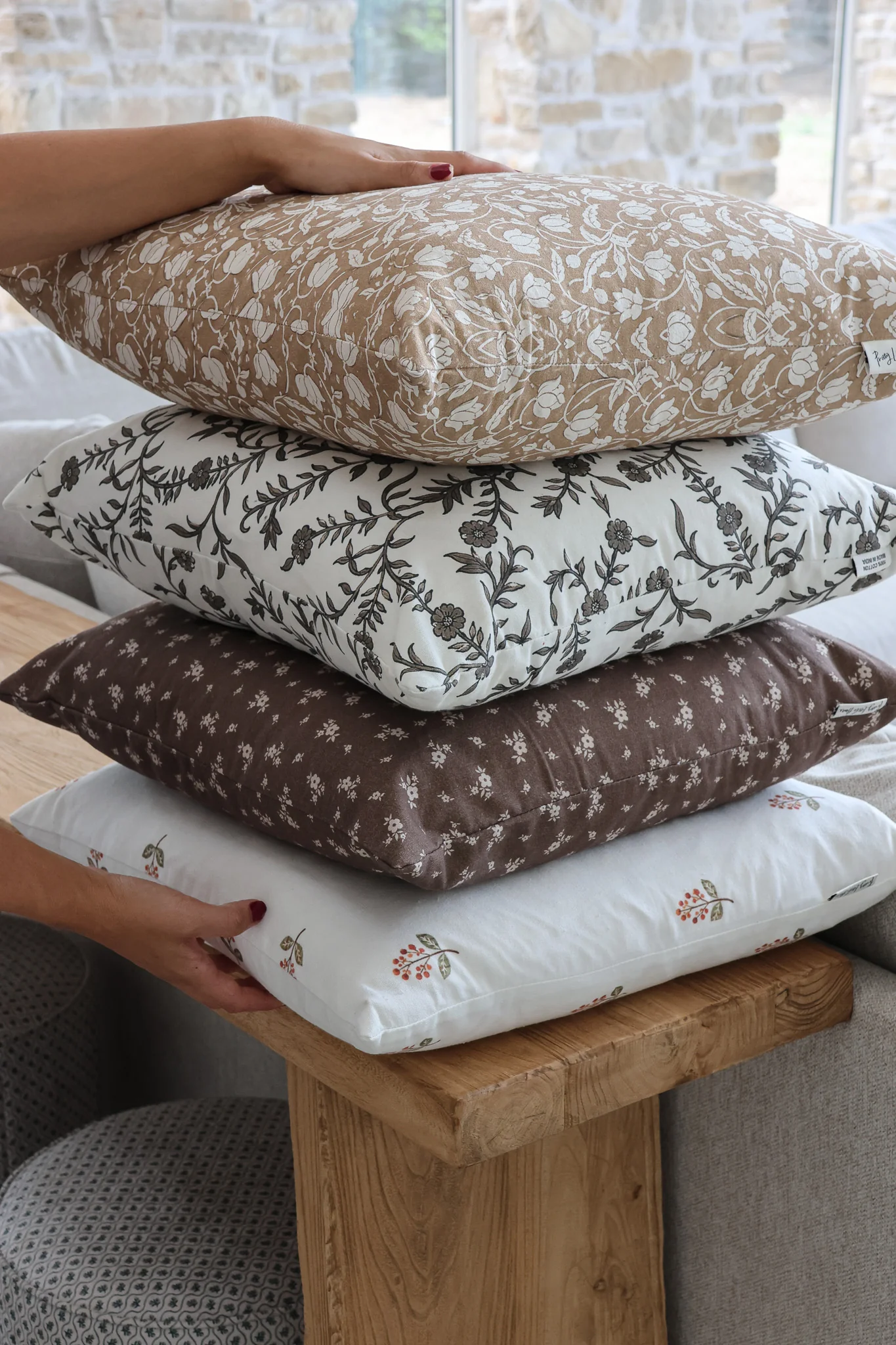 Rust & Vine Autumn Cushion Bundle - Image 2