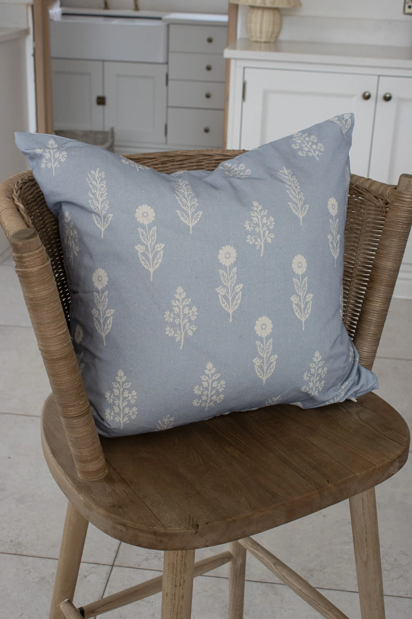 Blue Meadow Cushion Cover - Image 4