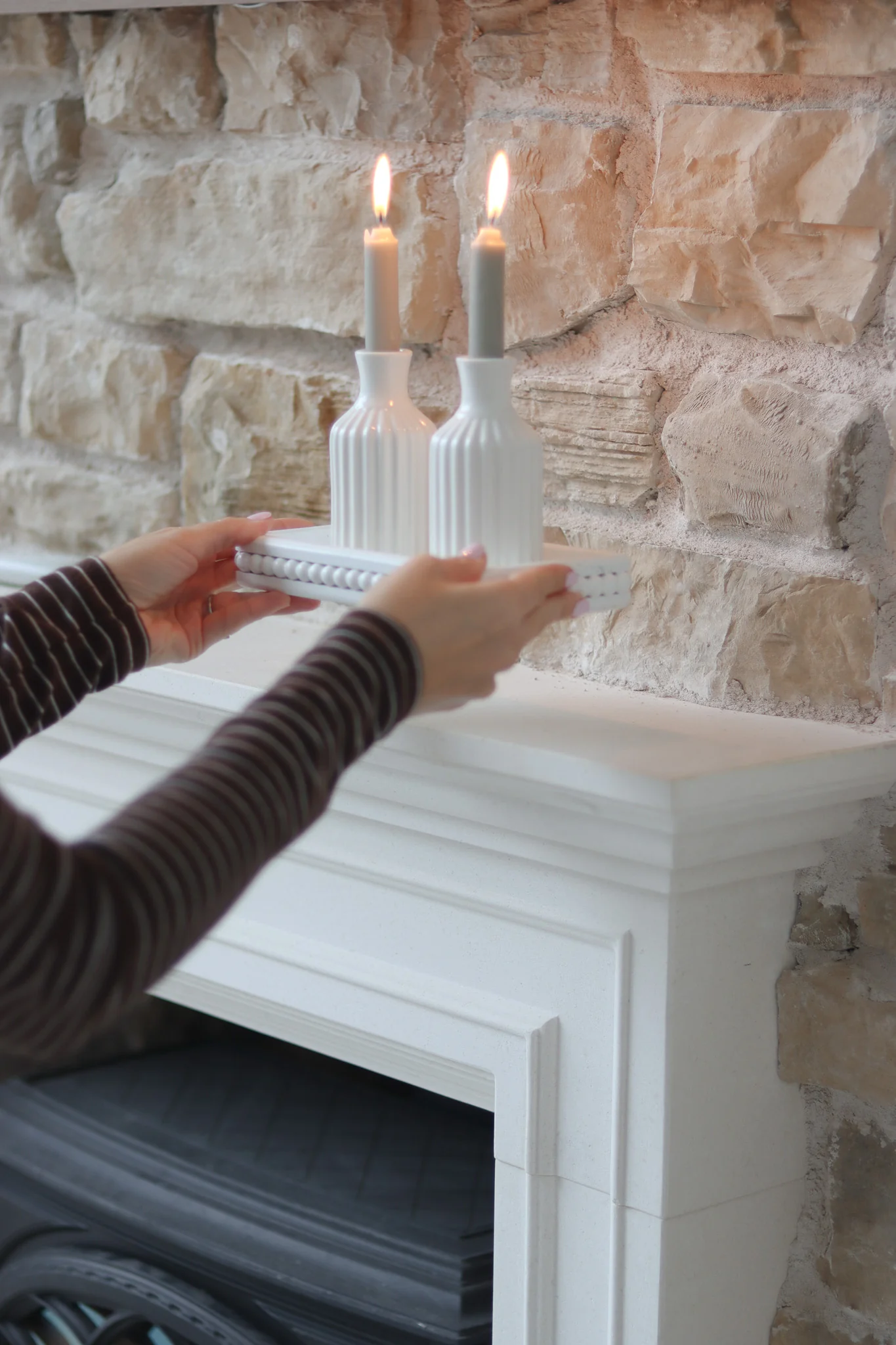 Ceramic Candle Tray Bundle