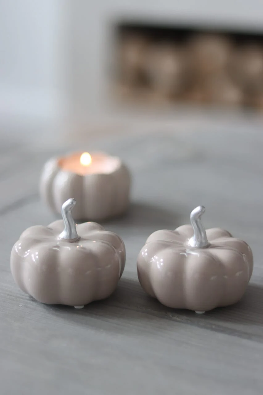Ceramic Pumpkin Autumn - Small 2PC - Image 4