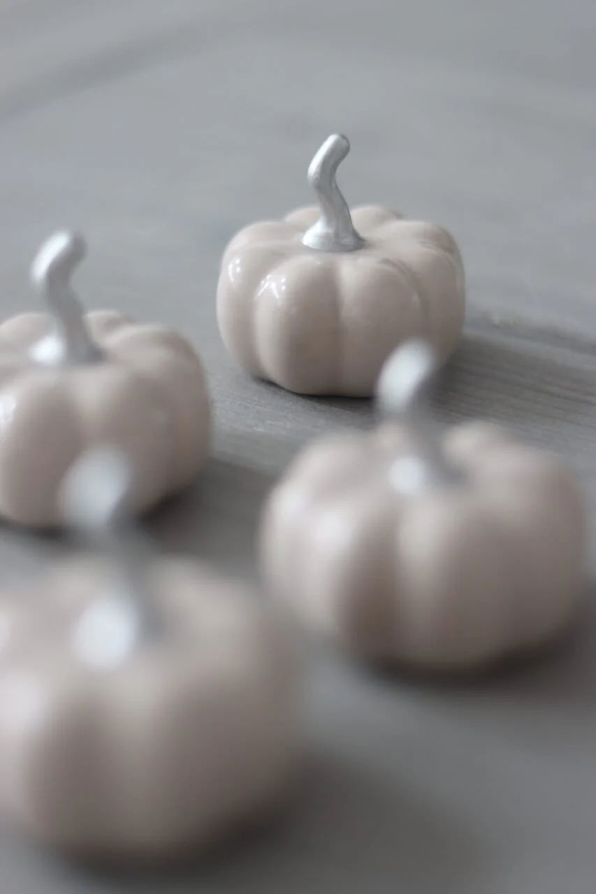 Ceramic Pumpkin Autumn - Tiny 4PC