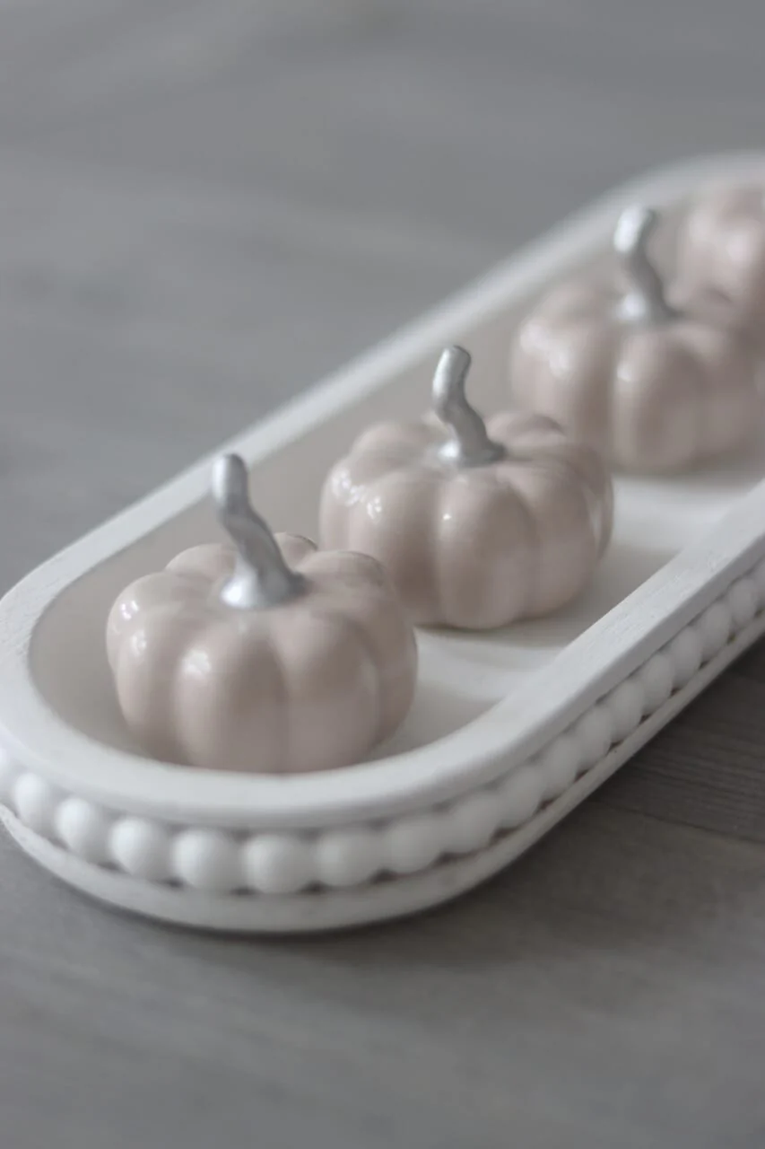 Ceramic Pumpkin Autumn - Tiny 4PC - Image 3