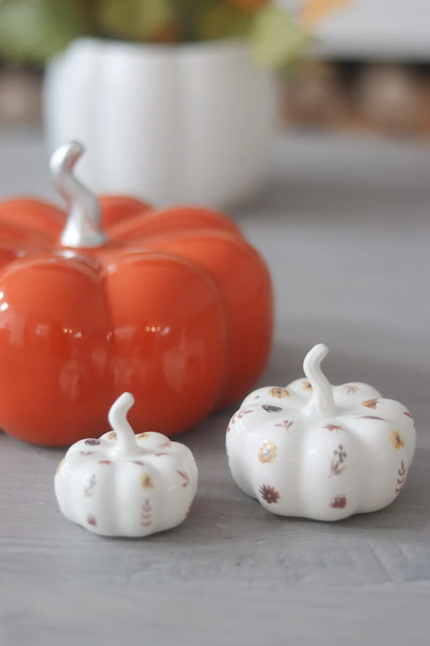 Ceramic Pumpkin Autumnal Orange - Large - Image 4