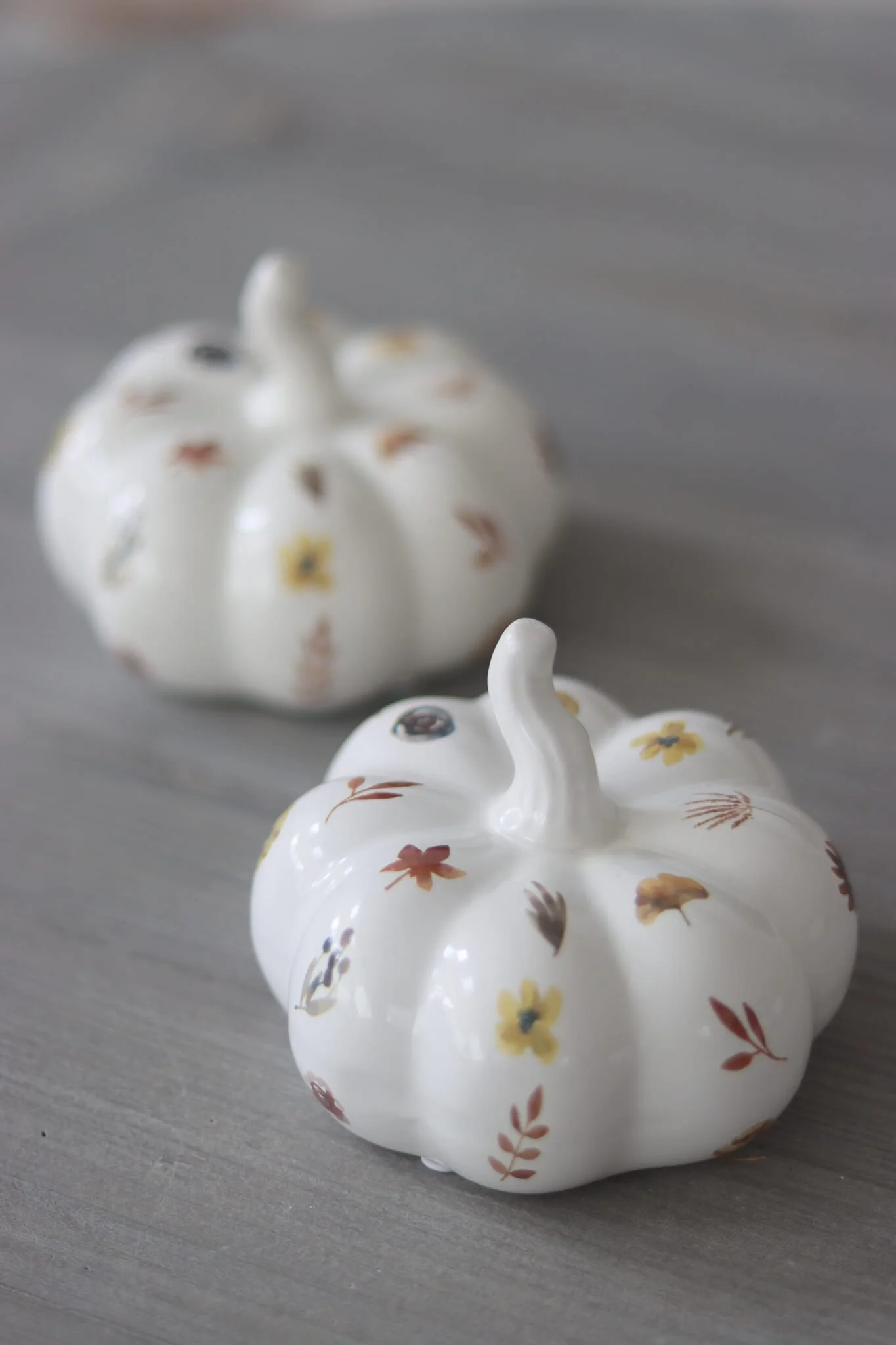 Ceramic Pumpkin Autumnal Pattern - Medium 2PC - Image 4