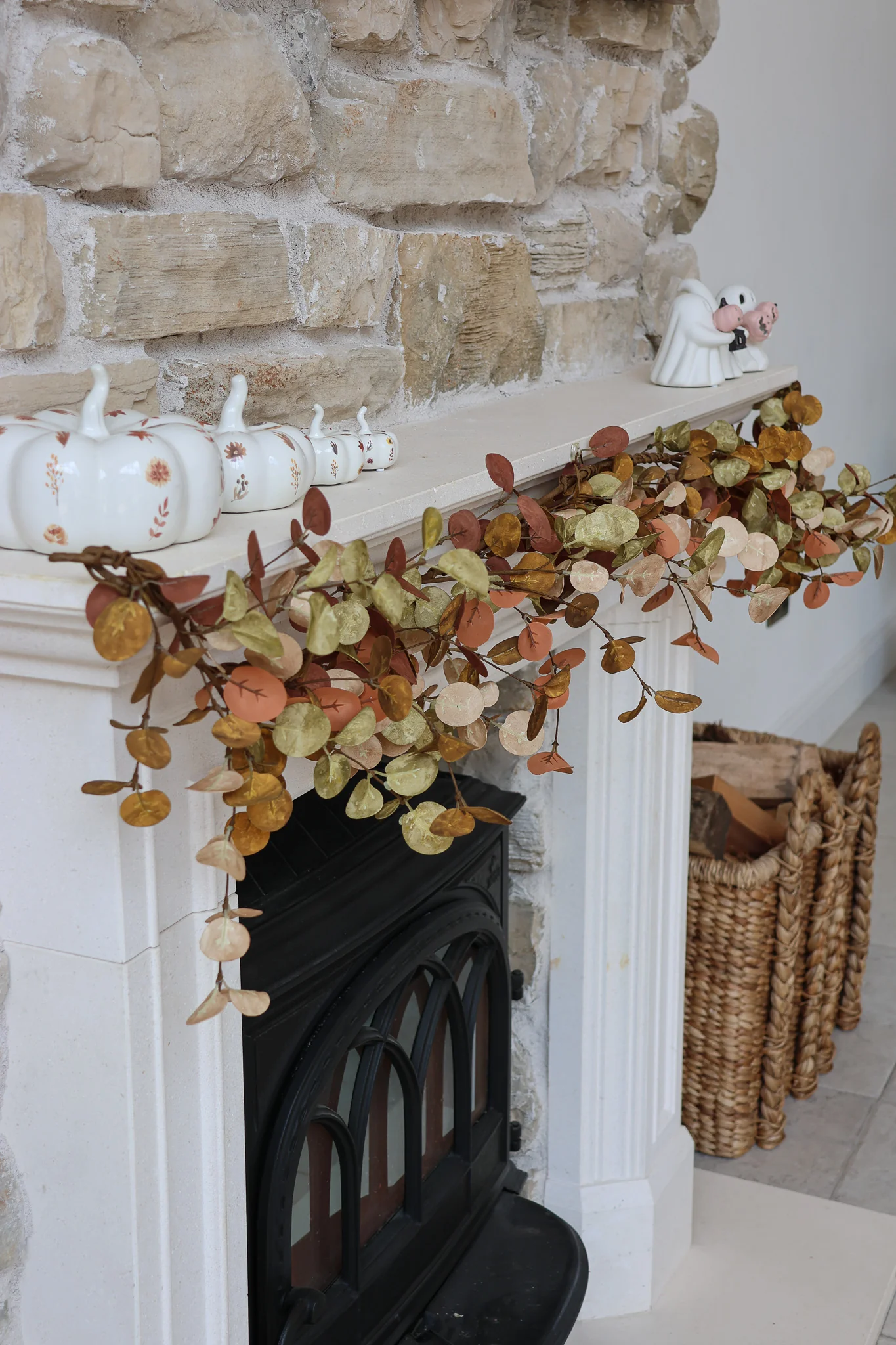 Ceramic Pumpkin Family - Autumnal Pattern - Image 6
