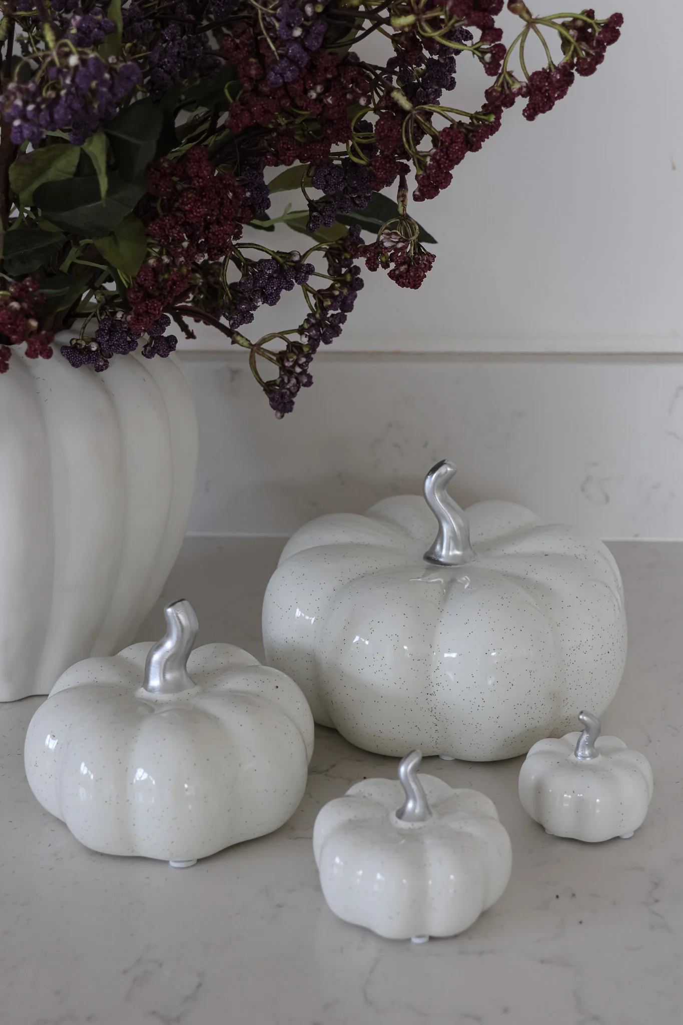 Ceramic Pumpkin Family - Speckled - Image 3