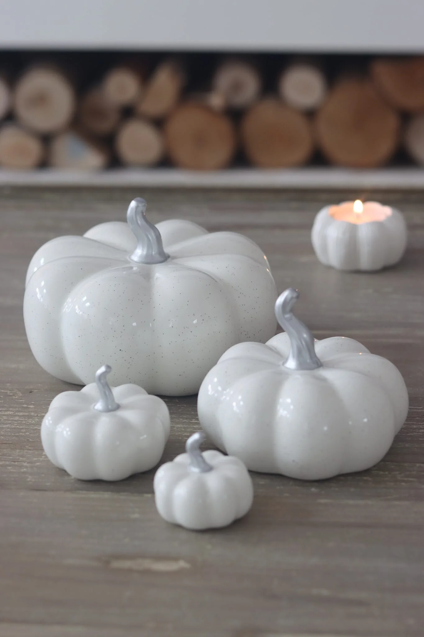 Ceramic Pumpkin Family - Speckled - Image 4