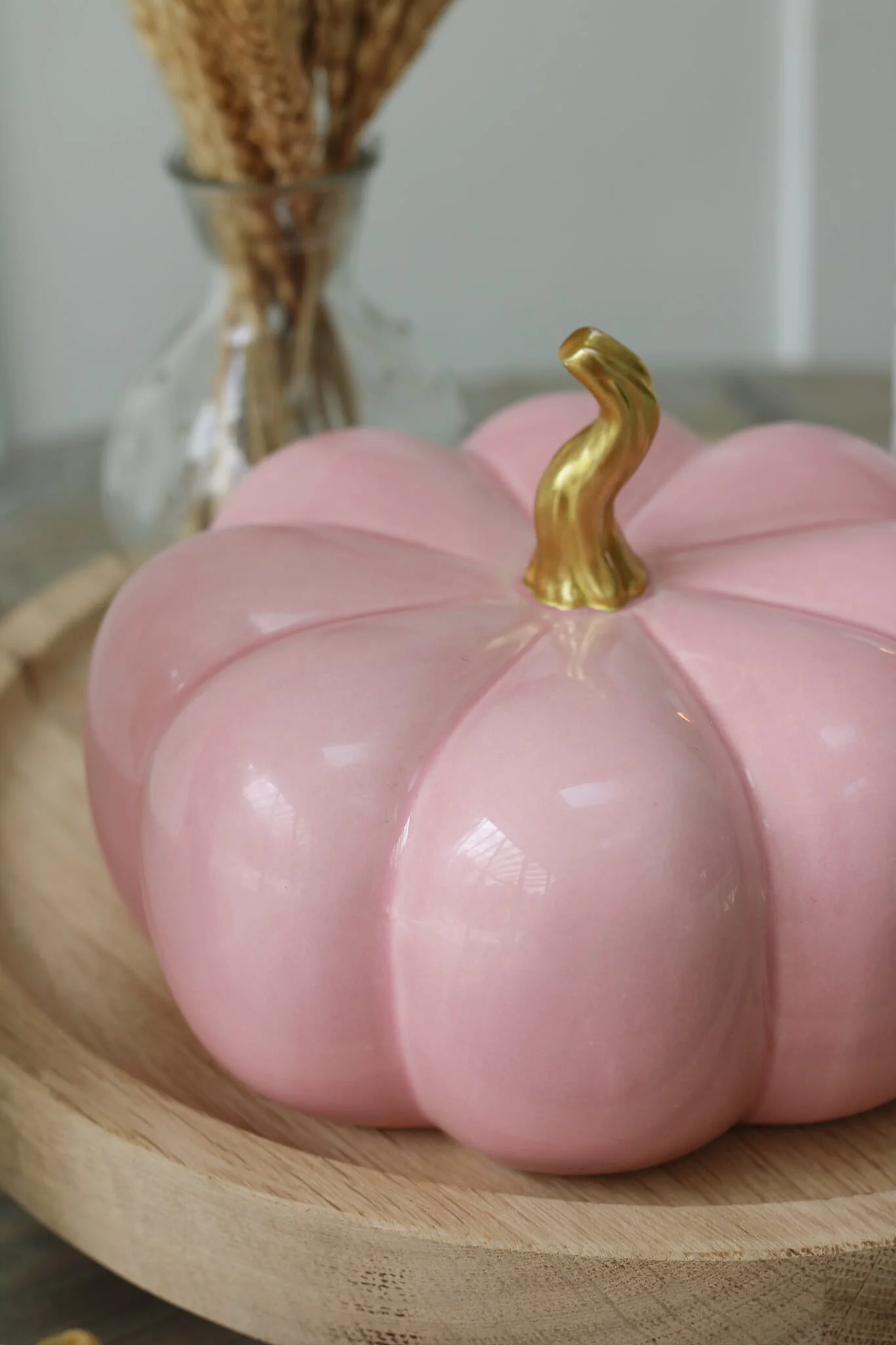 Ceramic Pumpkin Pink - Medium 2 Pc Set - Image 6