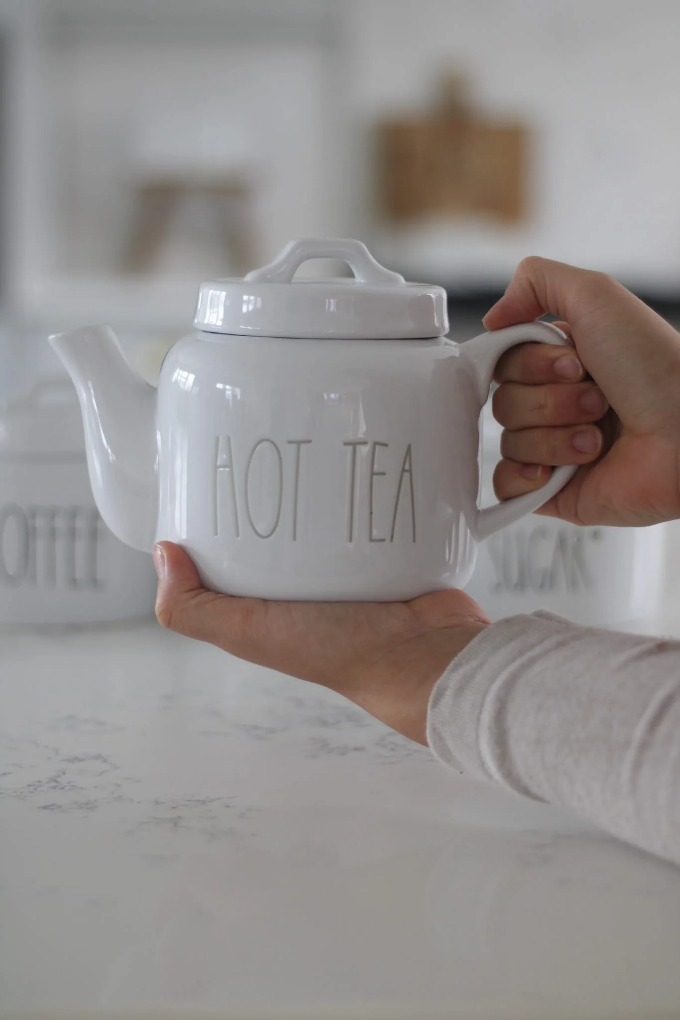 Ceramic Teapot - Grey - Image 2
