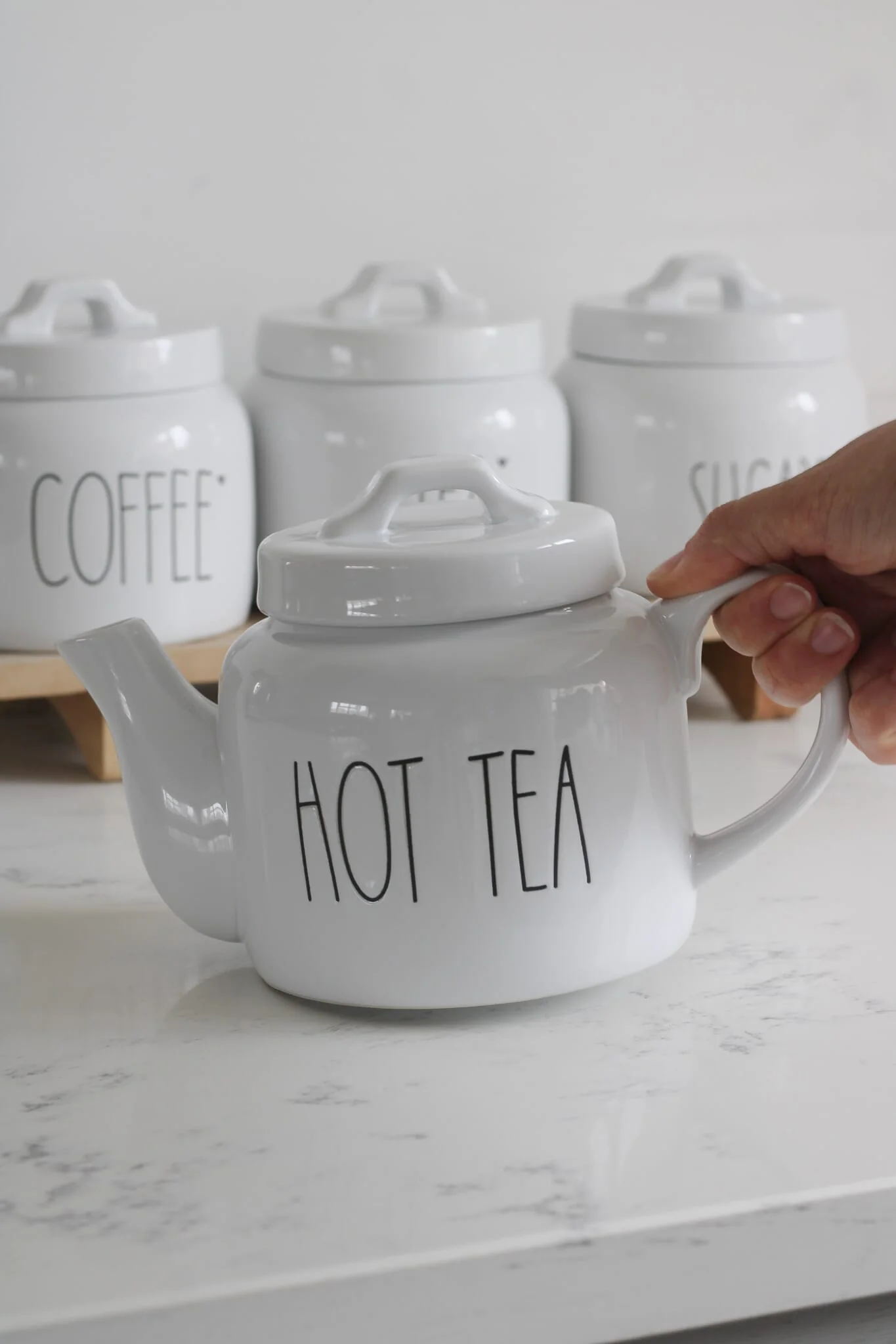 Ceramic Teapot - Black - Image 3