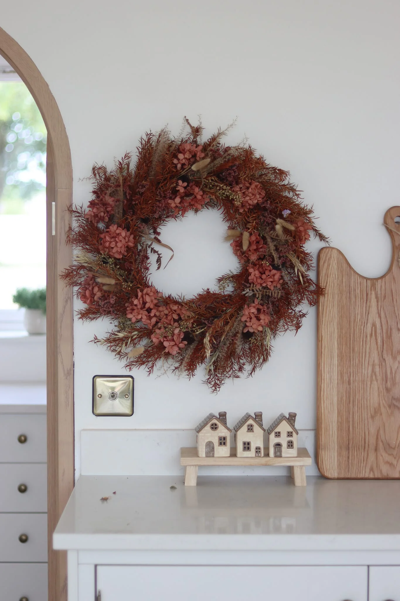 Dried Wreath - Autumn - Image 2