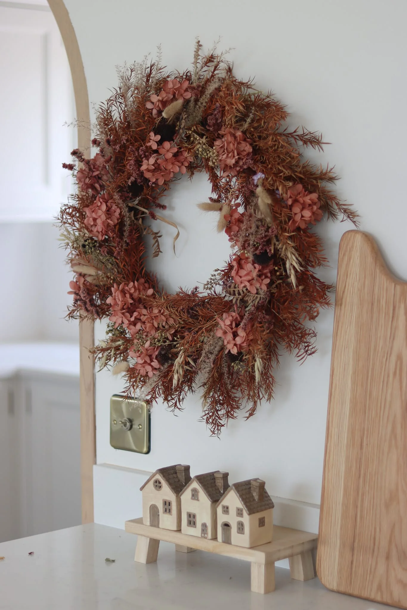 Dried Wreath - Autumn - Image 3