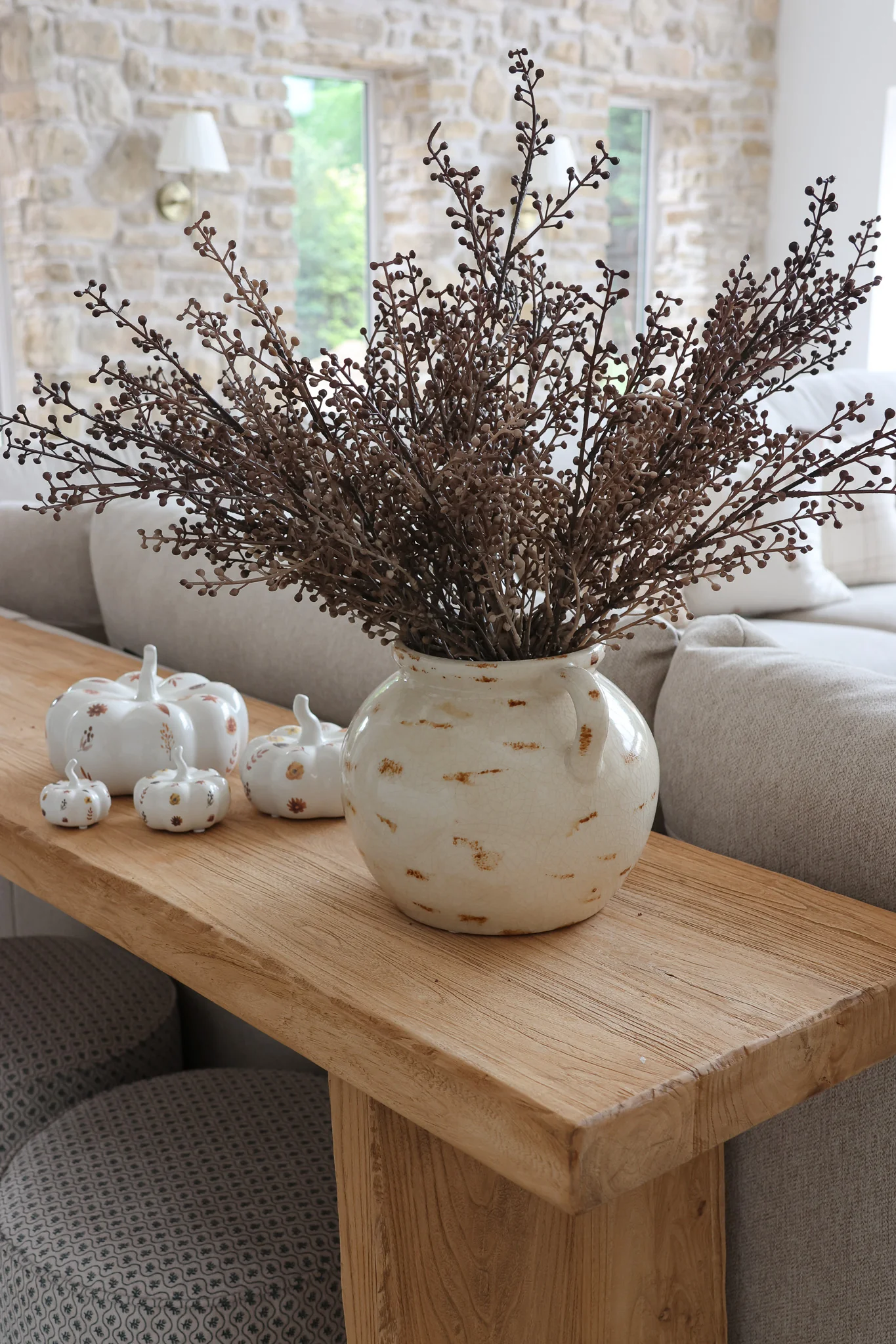 Faux Flowers - Autumn Foliage Spray - Image 5