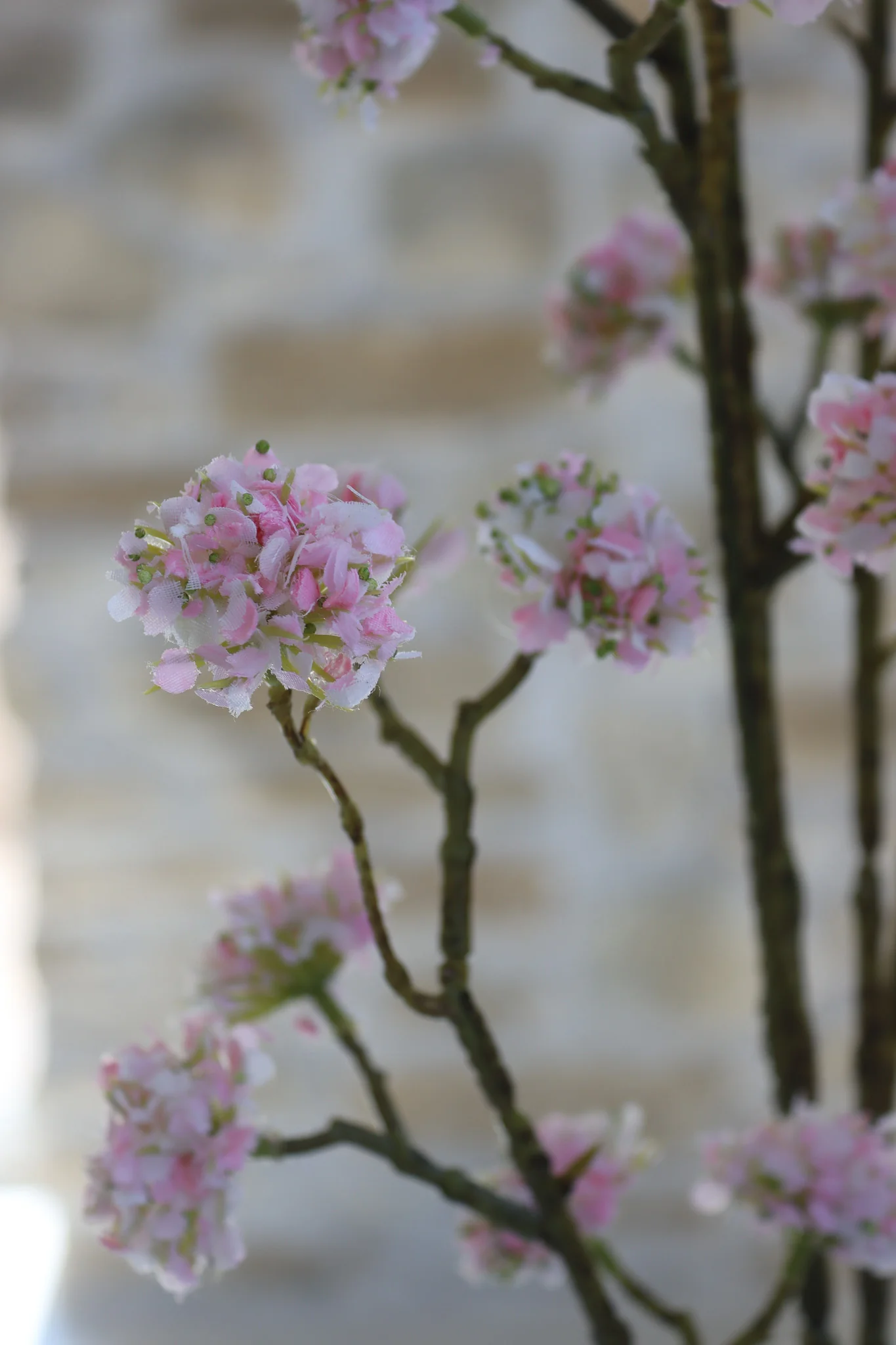 Faux Flowers - Buddleia Spray - Light Pink - Image 5
