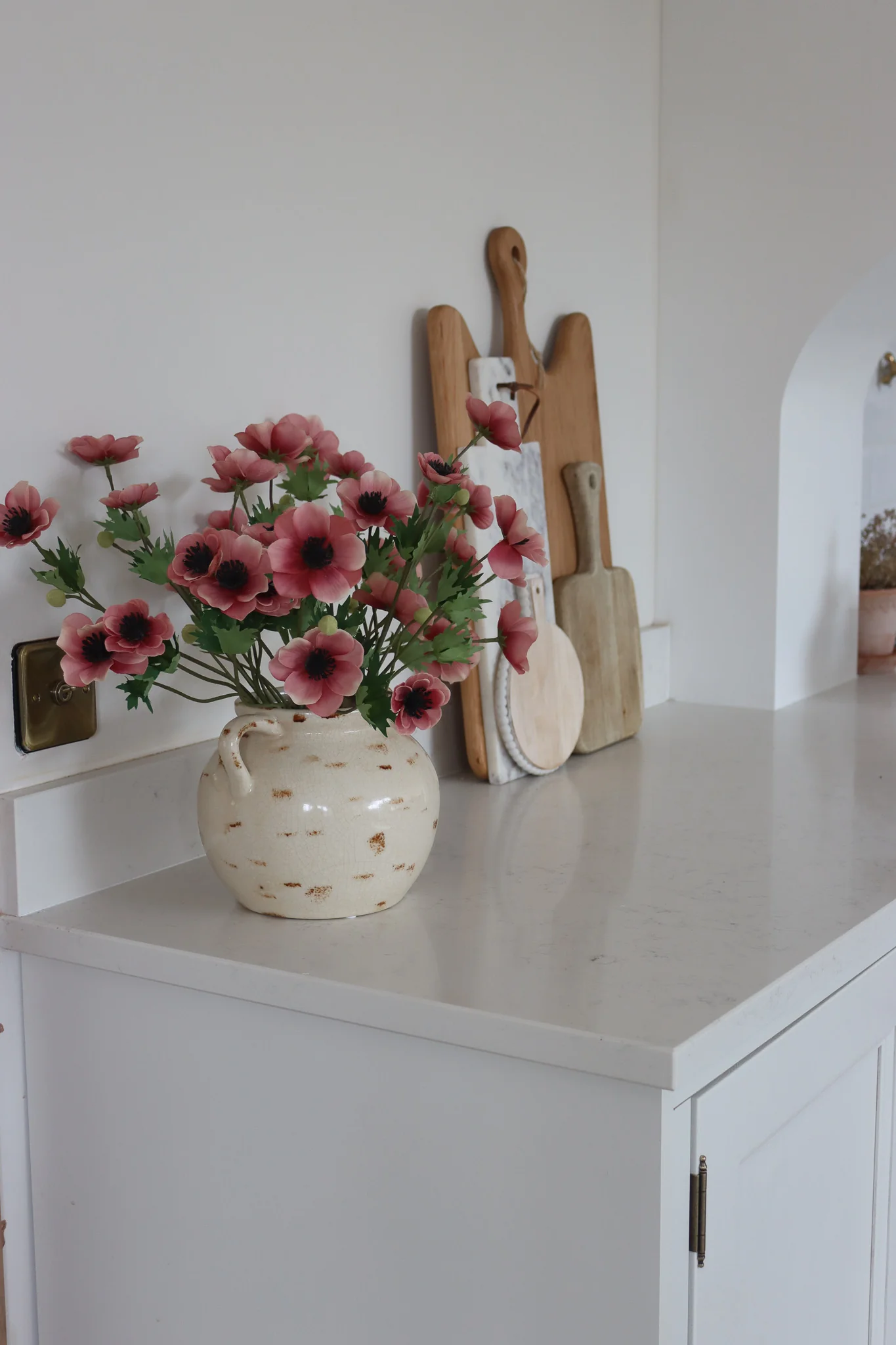 Faux Flowers - Anemone - Beauty Pink - Image 4