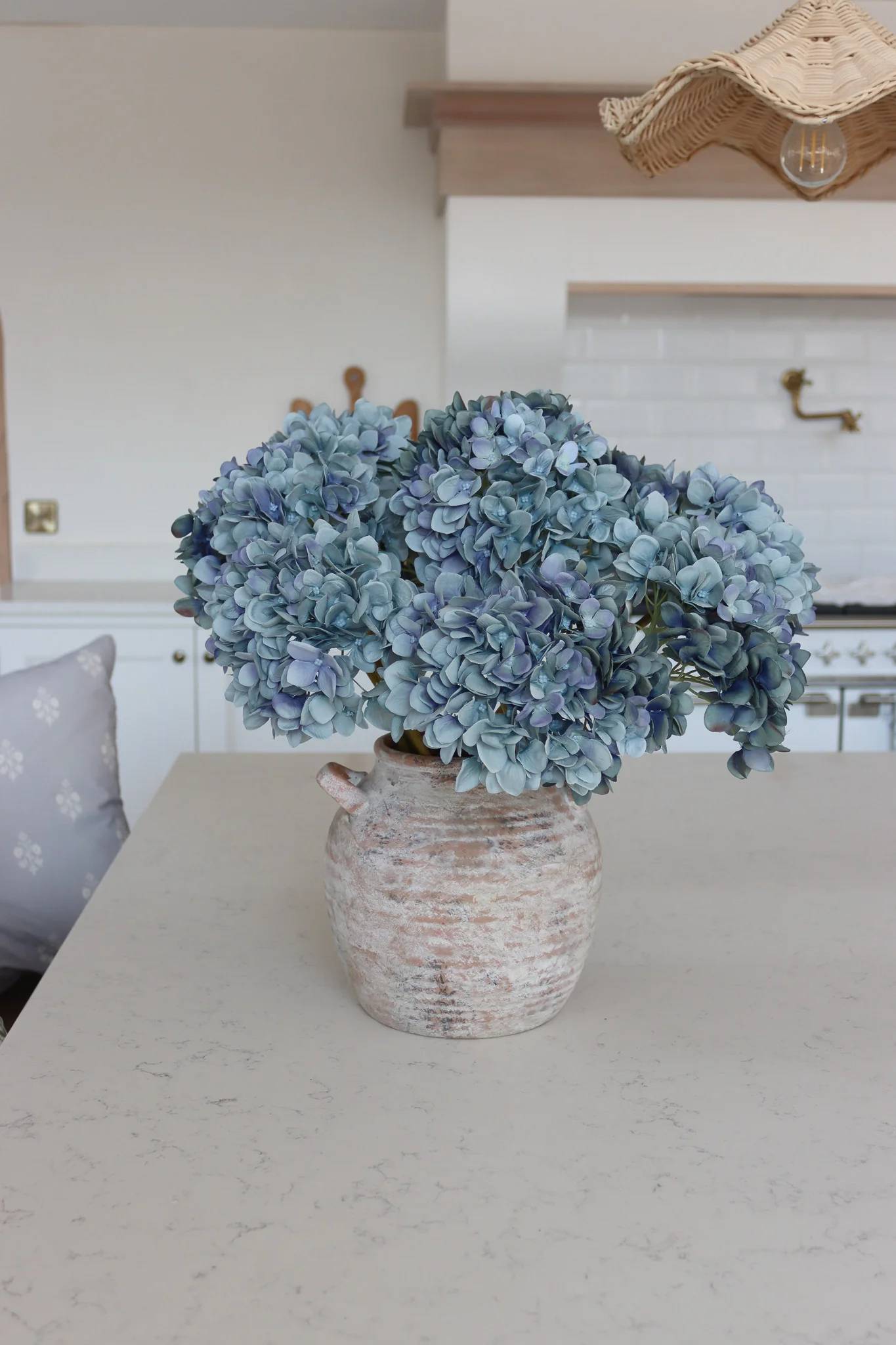 Faux Flowers - Hydrangea - Blue - Image 5