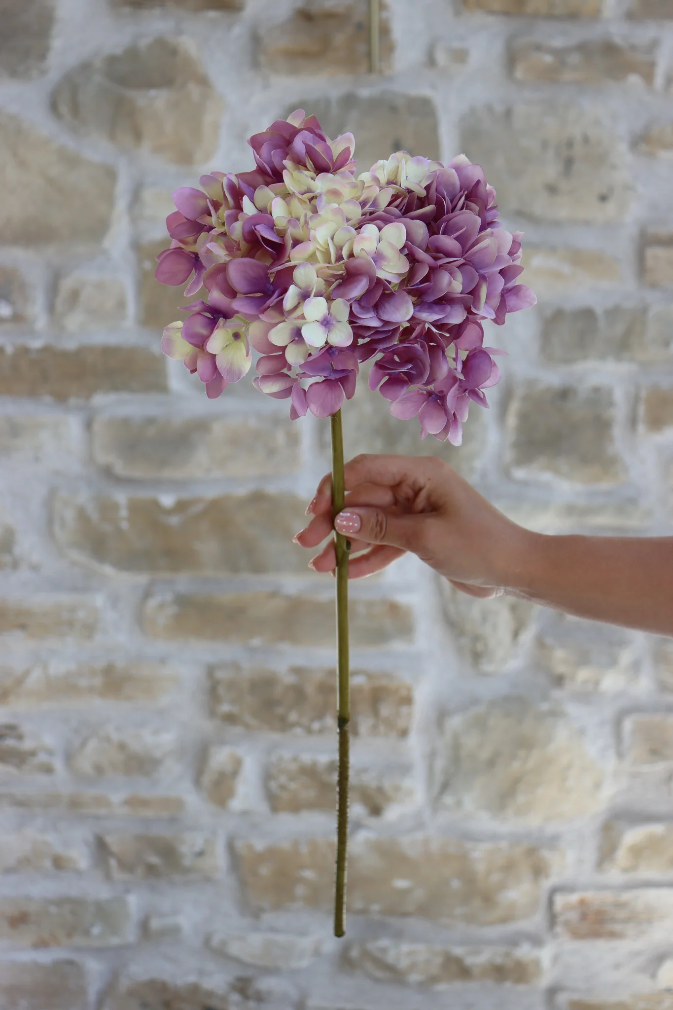 Faux Flowers - Hydrangea - Purple - Image 2