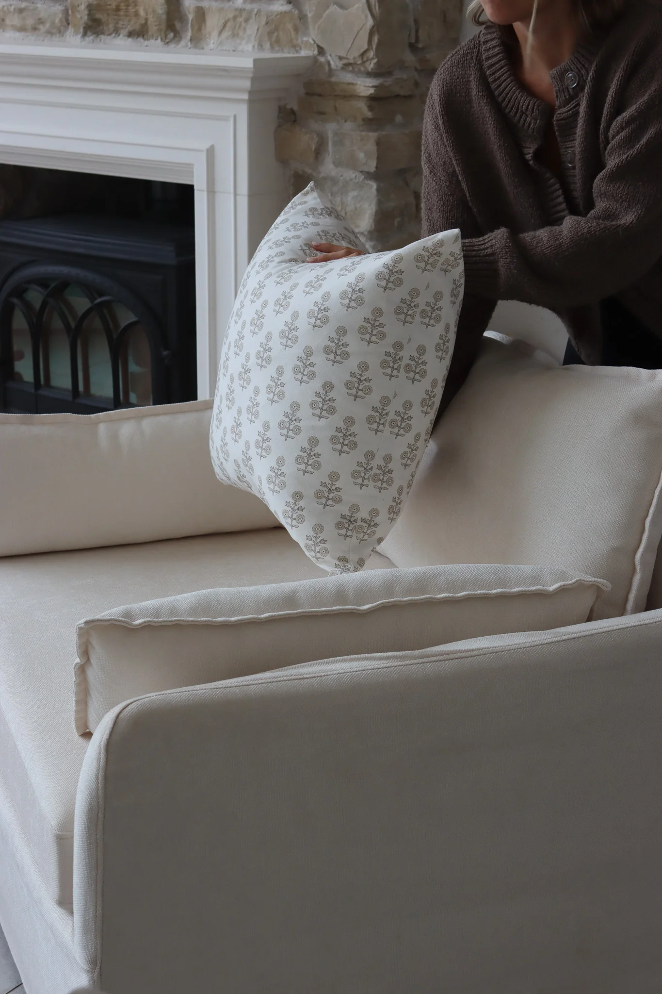 Floral Meadow Cushion Cover - Image 4