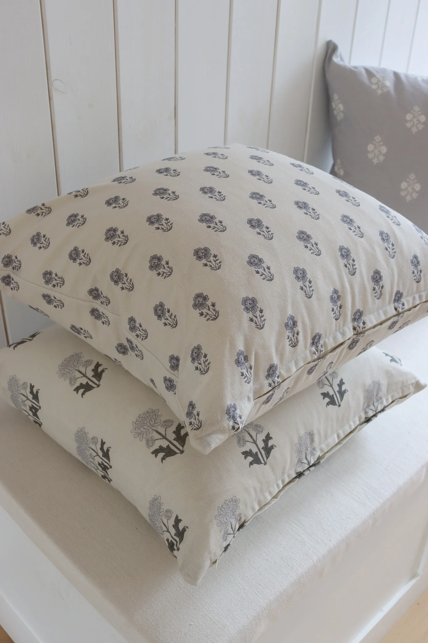 Florence Blue Cushion Cover - Image 2