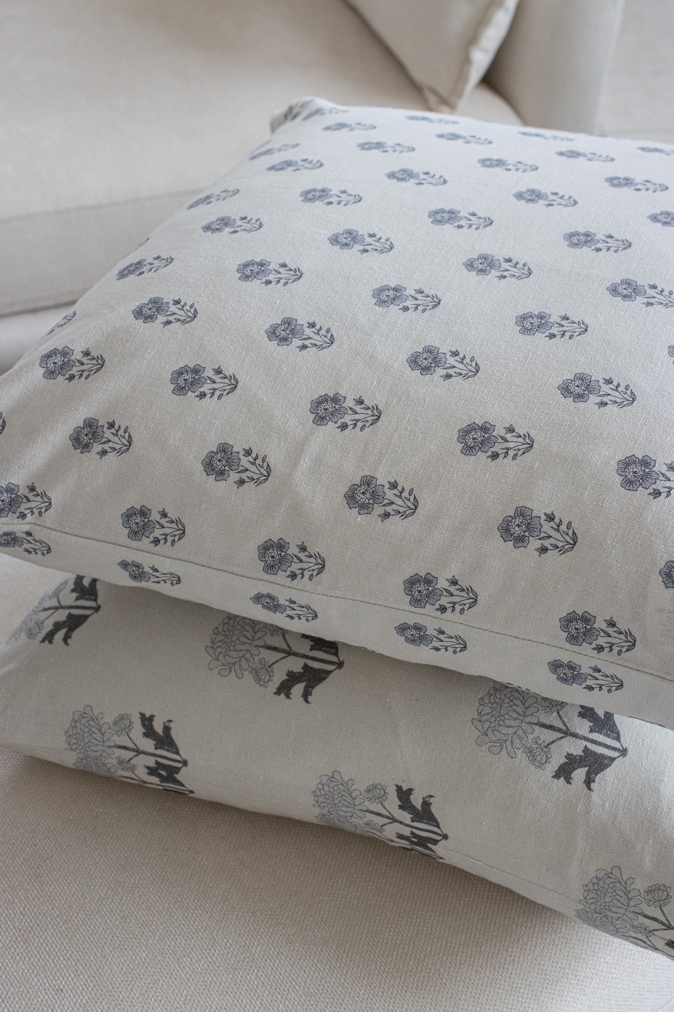 Florence Blue Cushion Cover - Image 6
