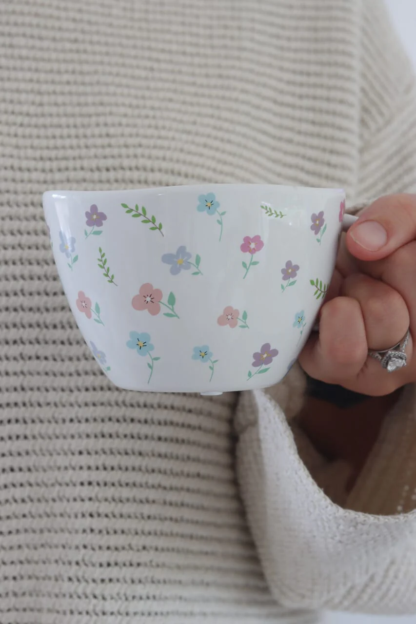 Ceramic Flower Mug- Springtime - Image 2