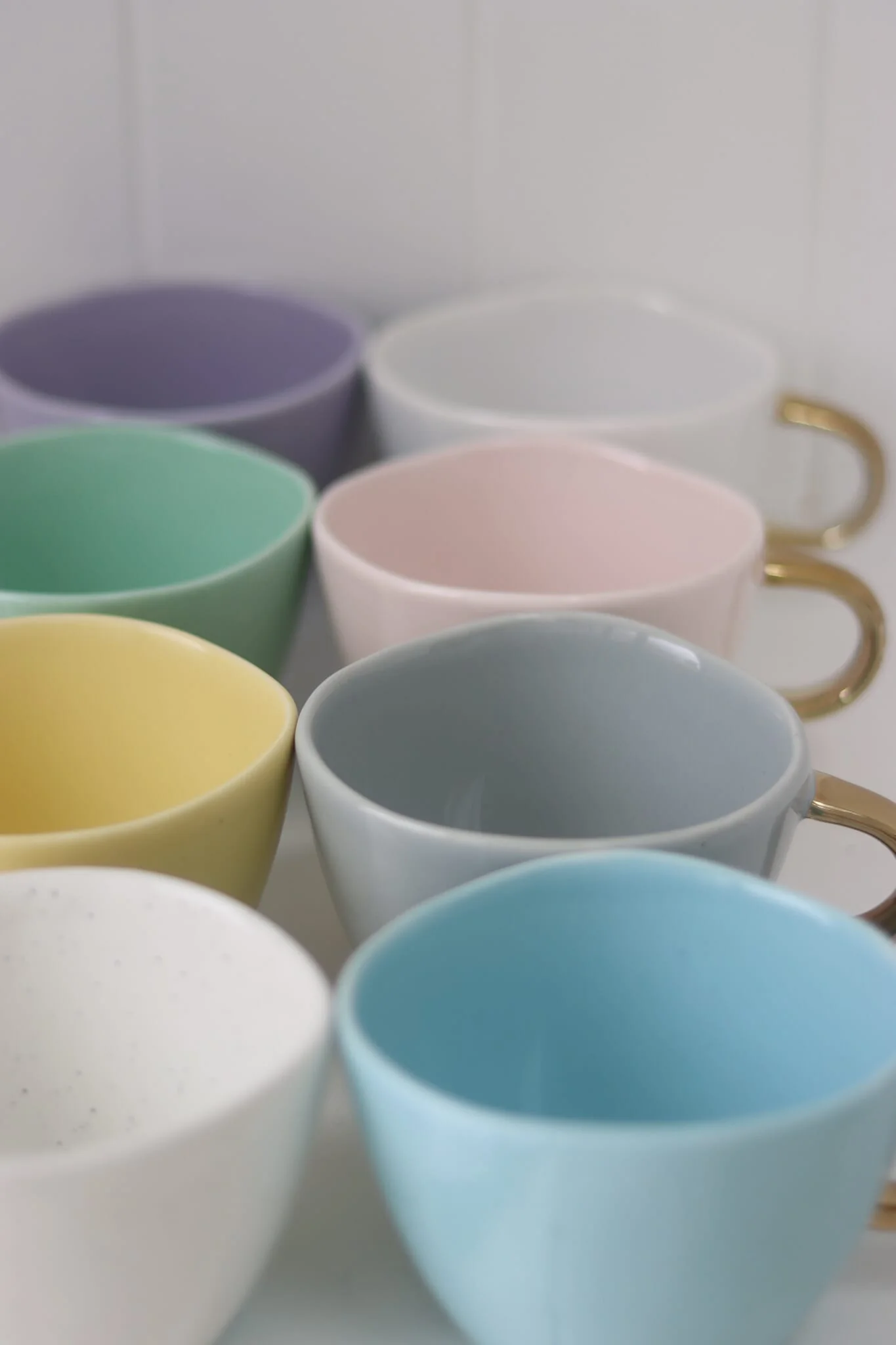 Irregular Stoneware Mug - Grey - Image 2