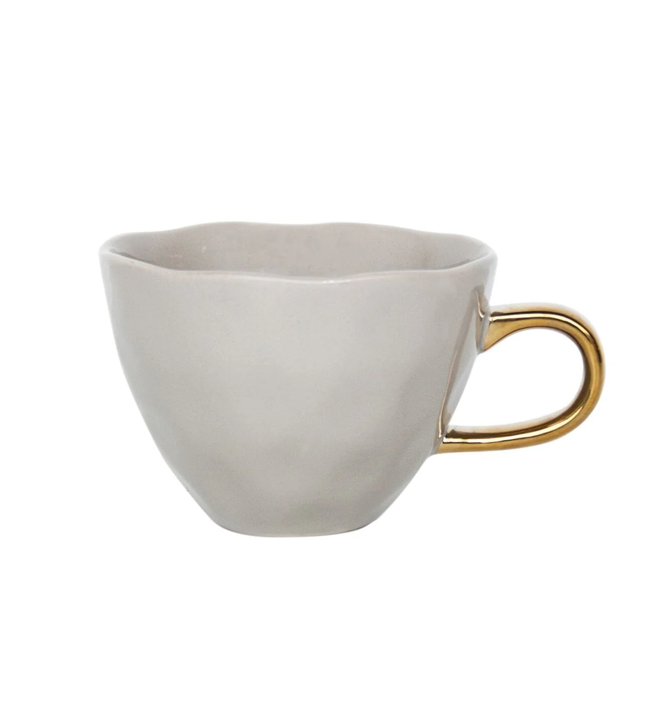 Irregular Stoneware Mug - Grey - Image 5