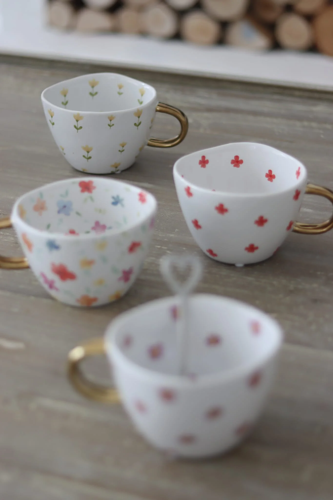Ceramic Flower Mug- Early Autumn - Image 4