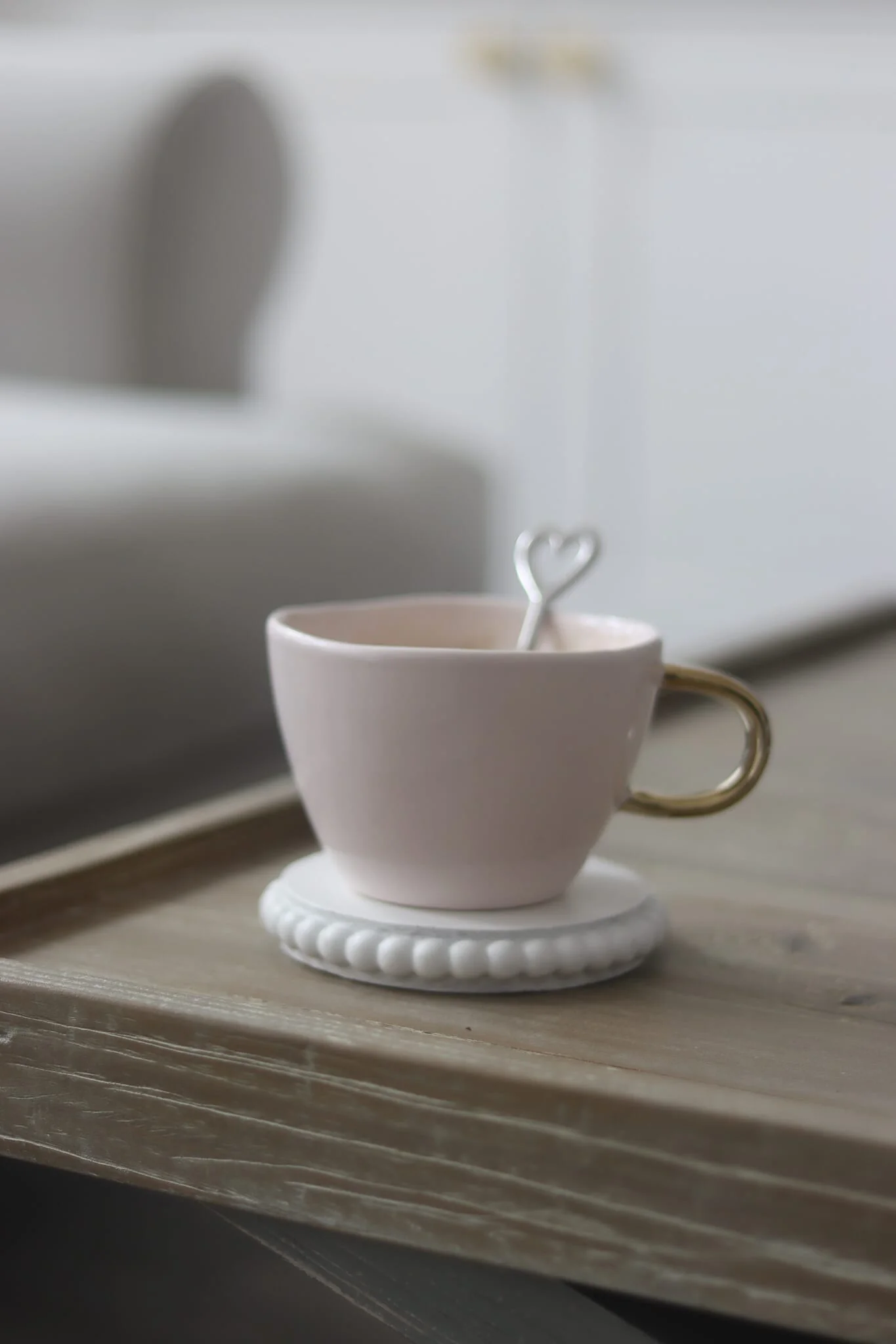 Irregular Ceramic Mug - Pink - Image 2