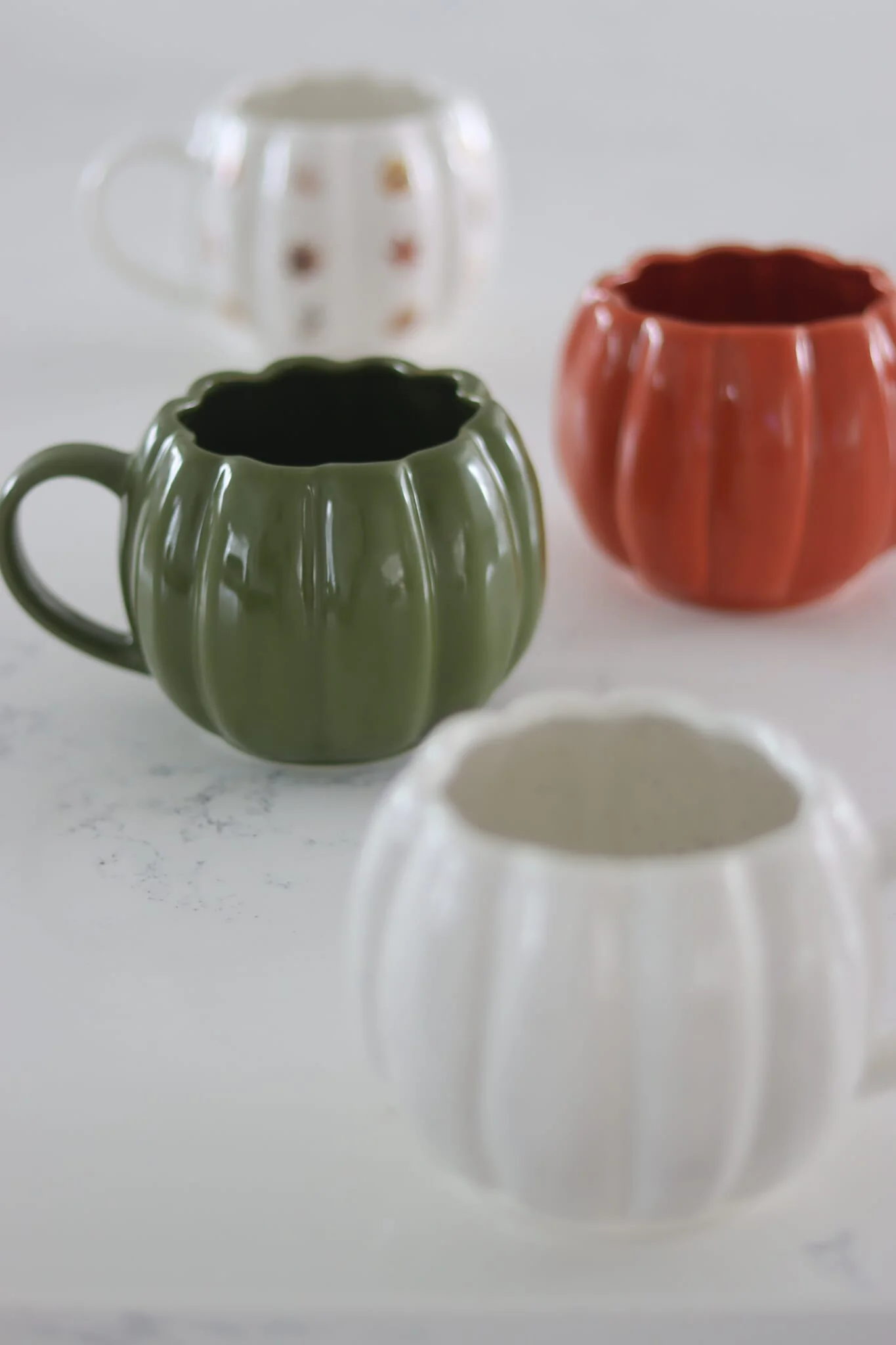 Large Pumpkin Mug - Autumnal Green - Image 3