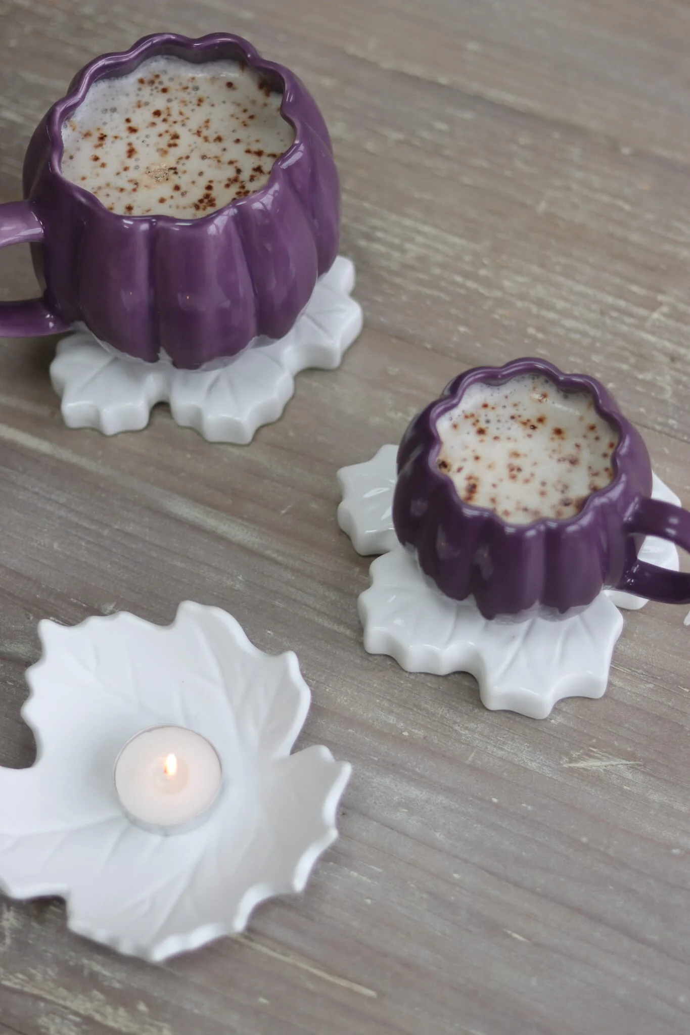 Large Pumpkin Mug - Purple - Image 2