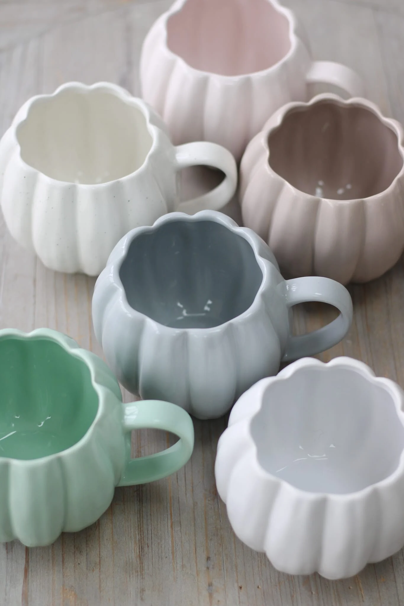 Large Pumpkin Mug - White - Image 3