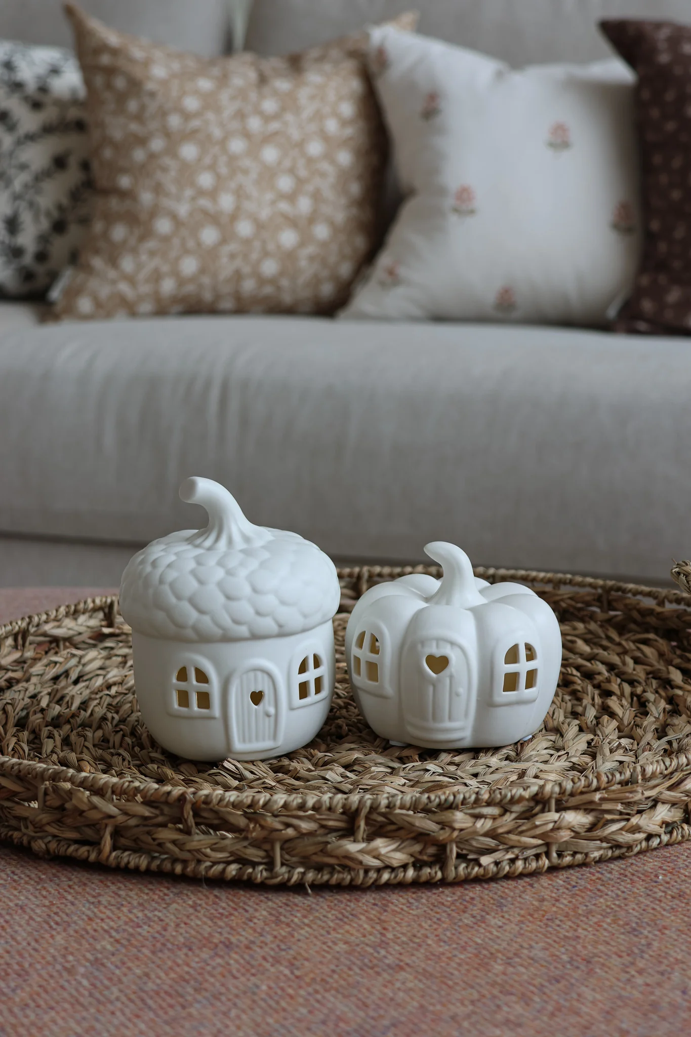 LED Acorn & Pumpkin House - Set - Image 4