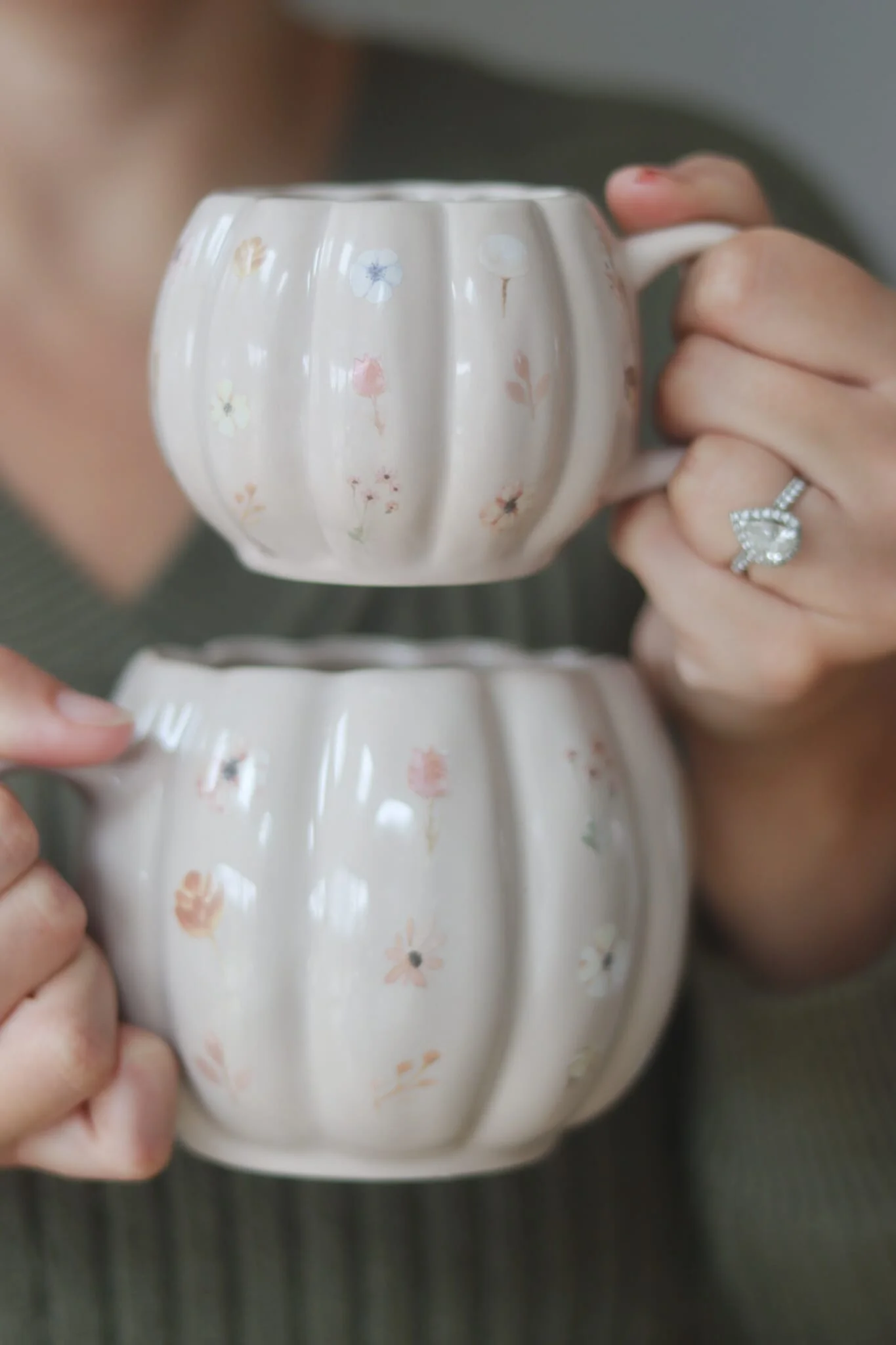 Mini Pumpkin Mug - Autumn Autumnal Art 2 - Image 3