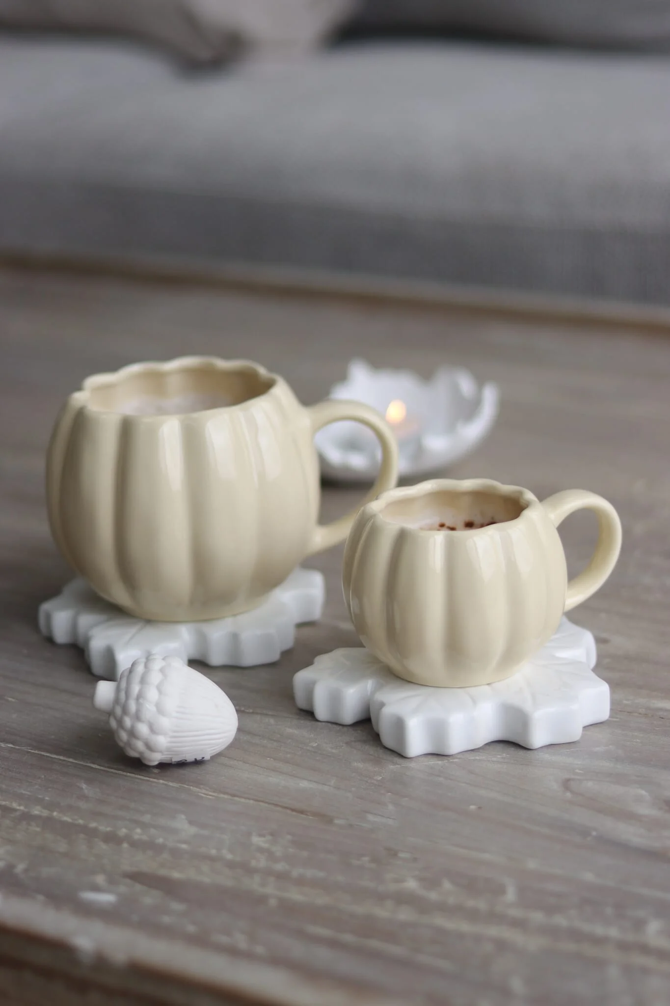 Mini Pumpkin Mug - Beige - Image 2