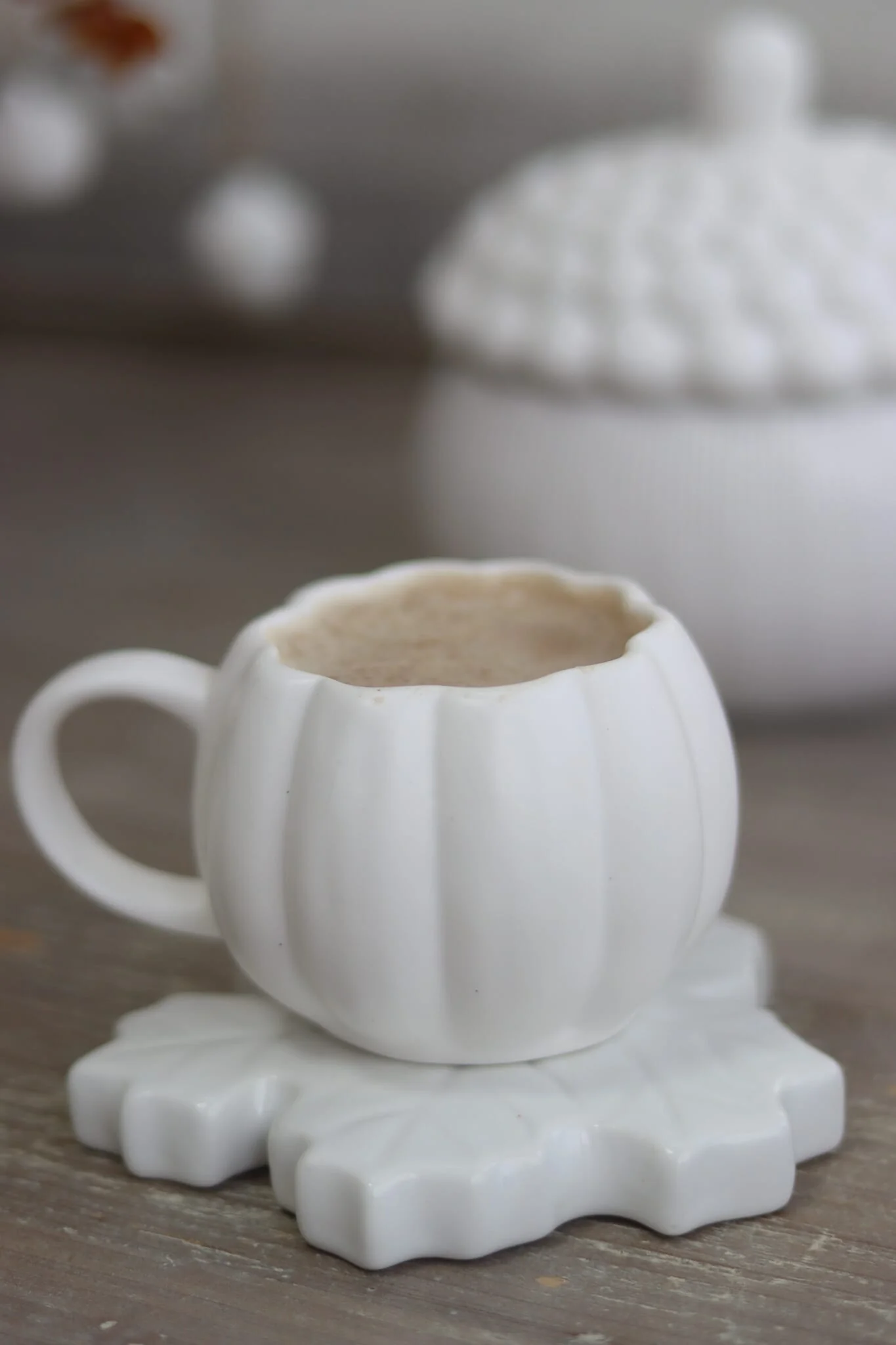 Mini Pumpkin Mug - Matt White - Image 2