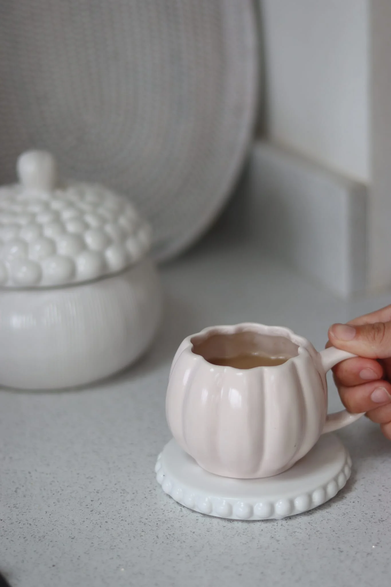 Mini Pumpkin Mug - Pink - Image 3