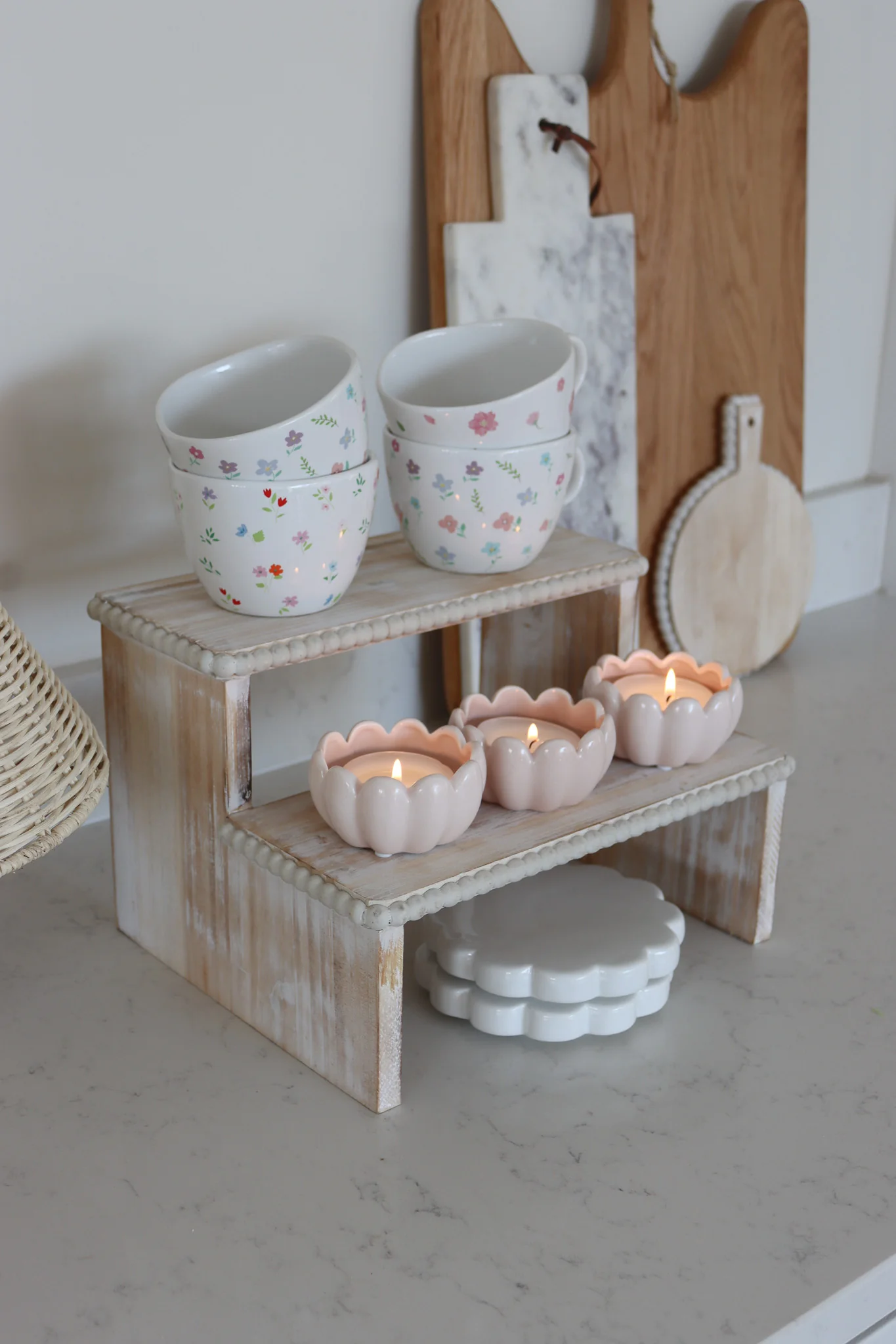 Natural Beaded Summer Mug Bundle