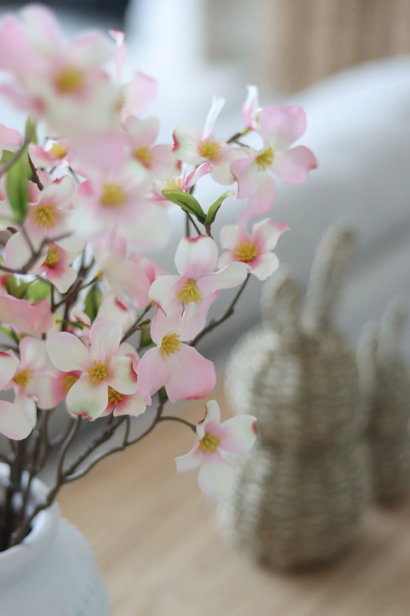 Pink Dogwood Ceramic Vase Styling Bundle - Image 3