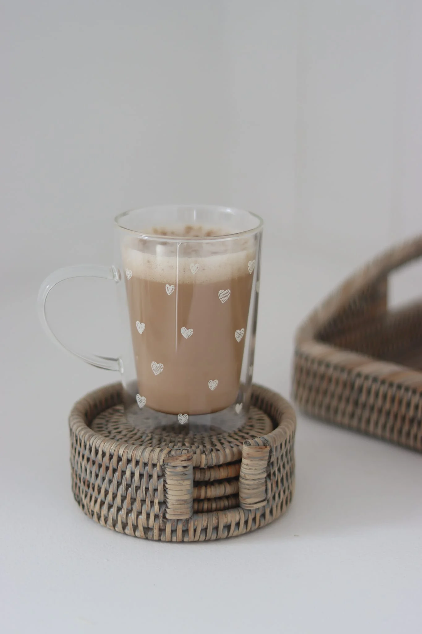 Rattan Coasters - Natural - Image 3