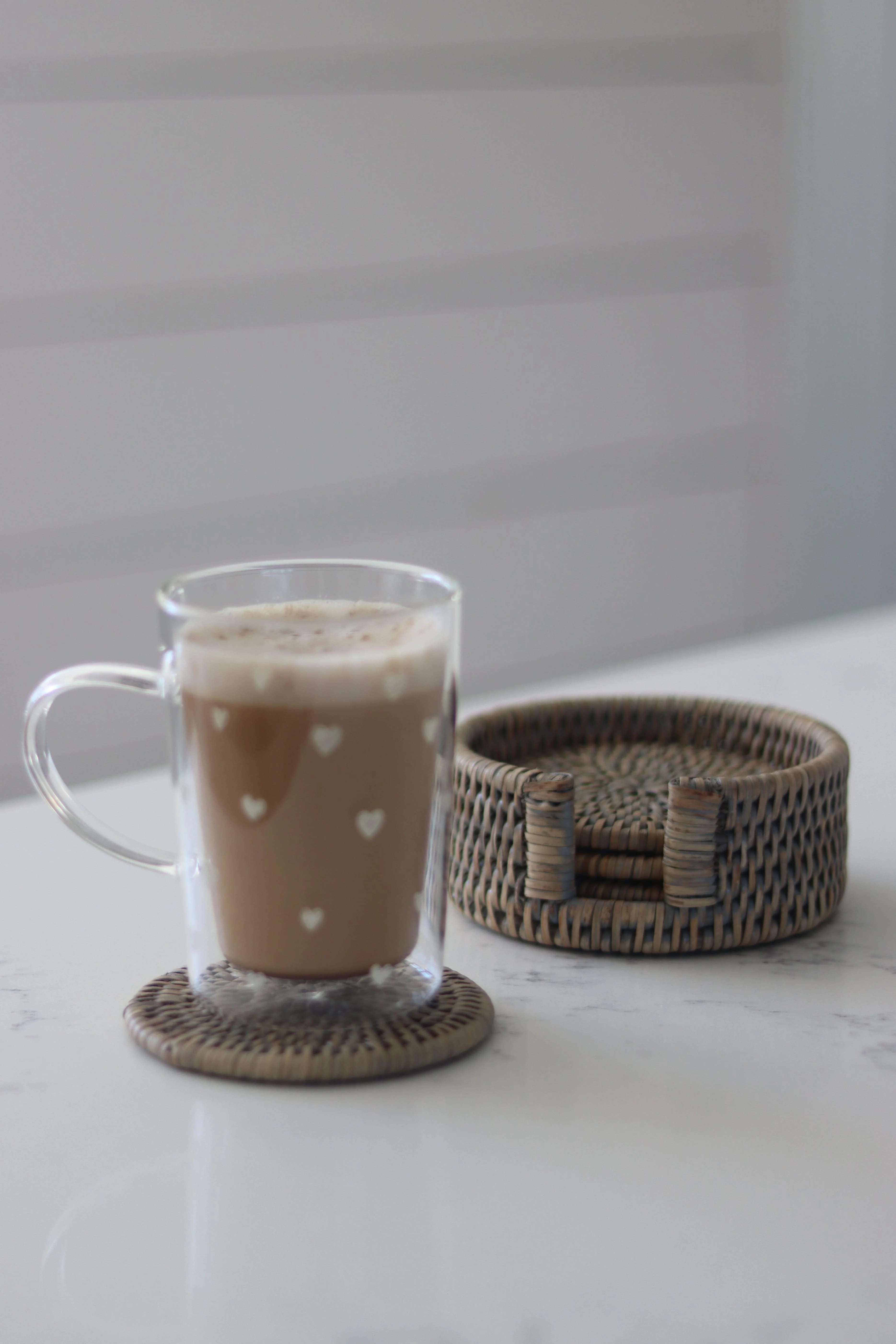 Rattan Coasters - Natural - Image 4