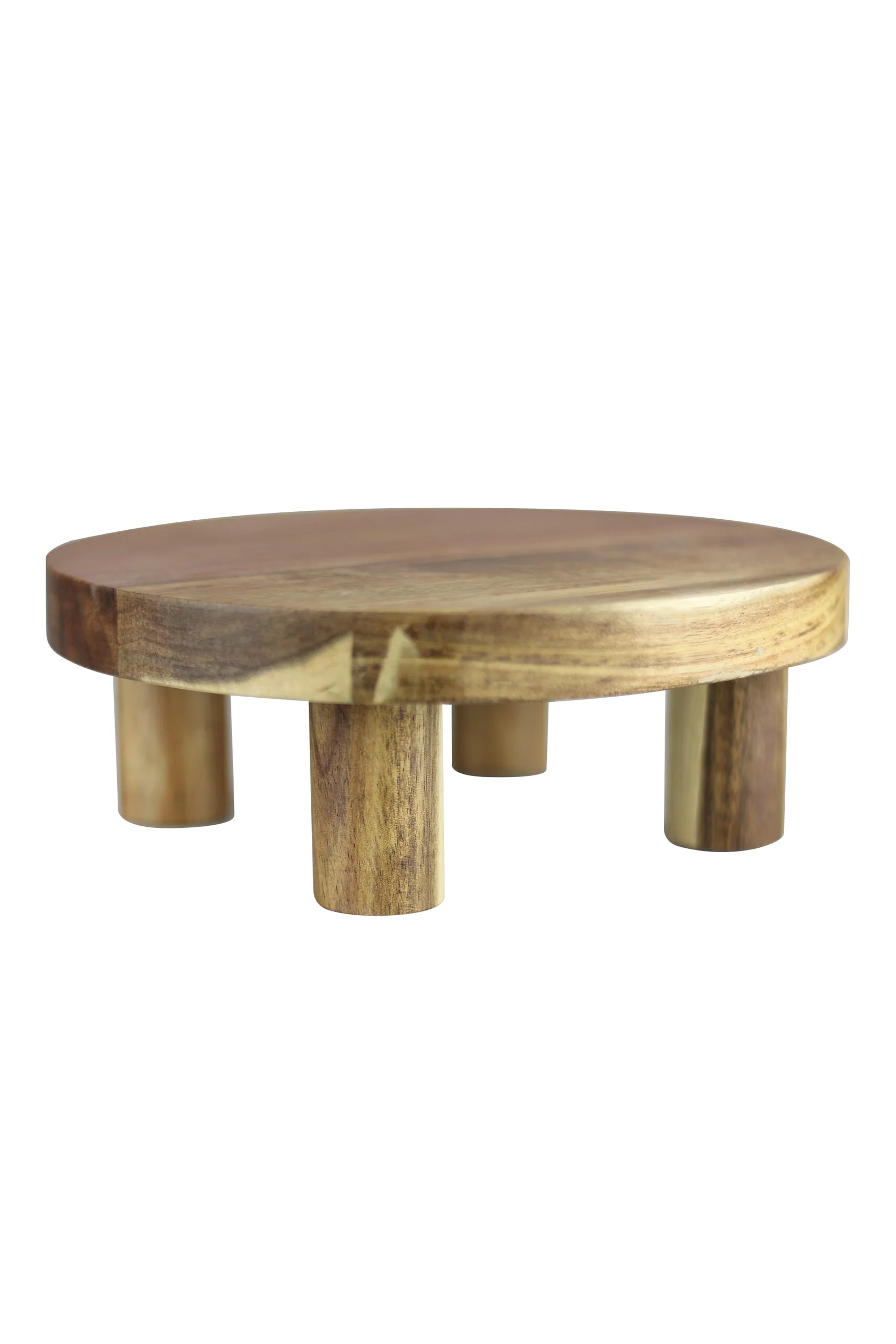 Round Small Stool - Natural - Image 3