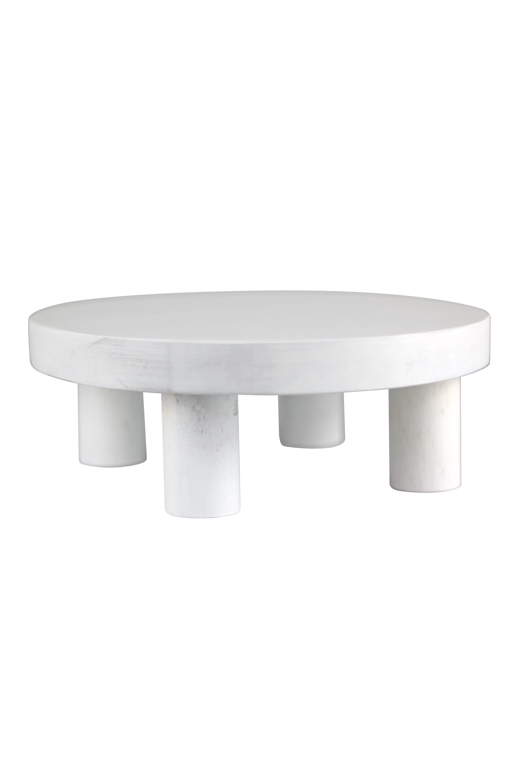 Round Small Stool - White - Image 3