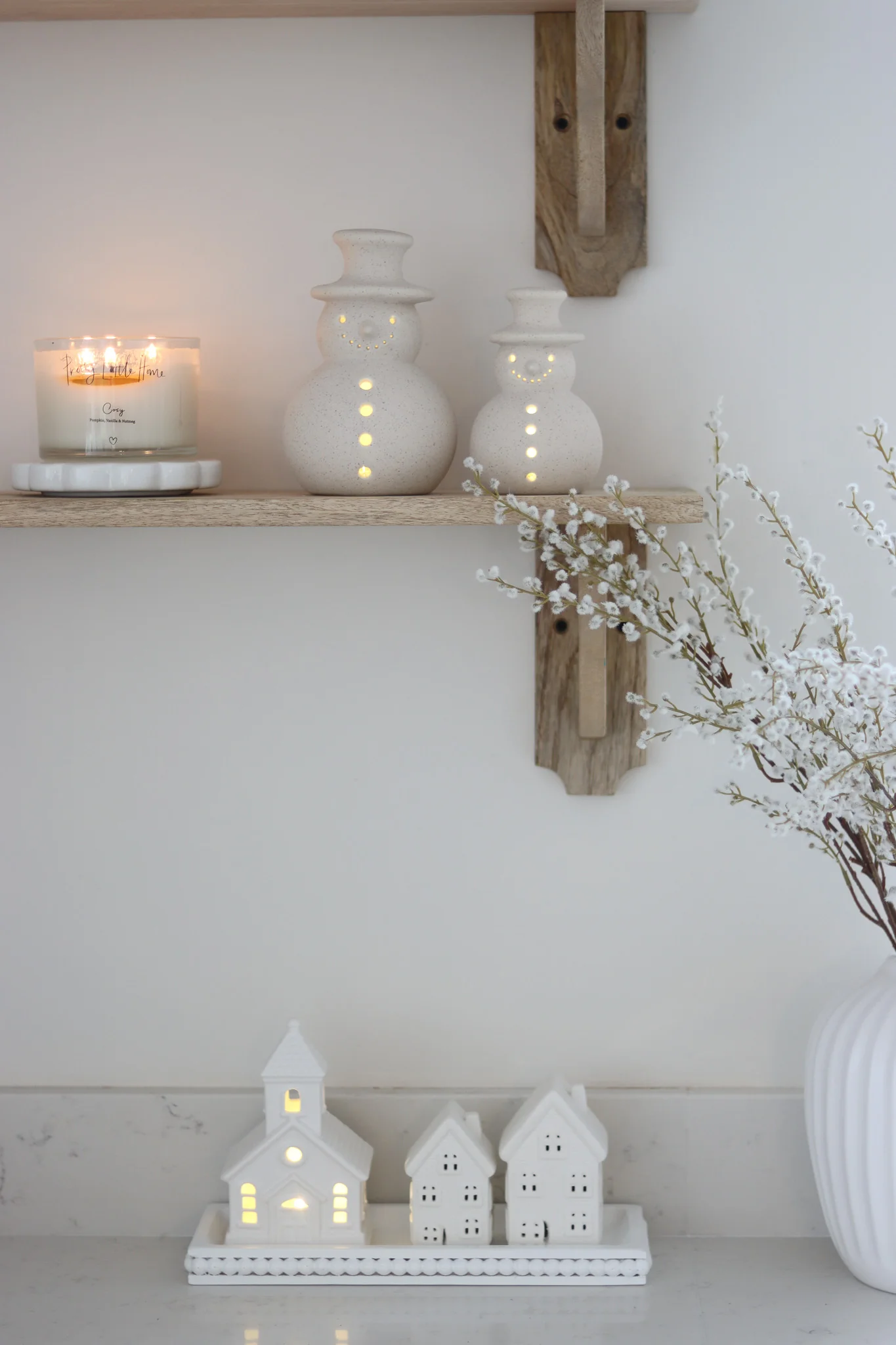 Set of 2 LED Snowmen - Image 4