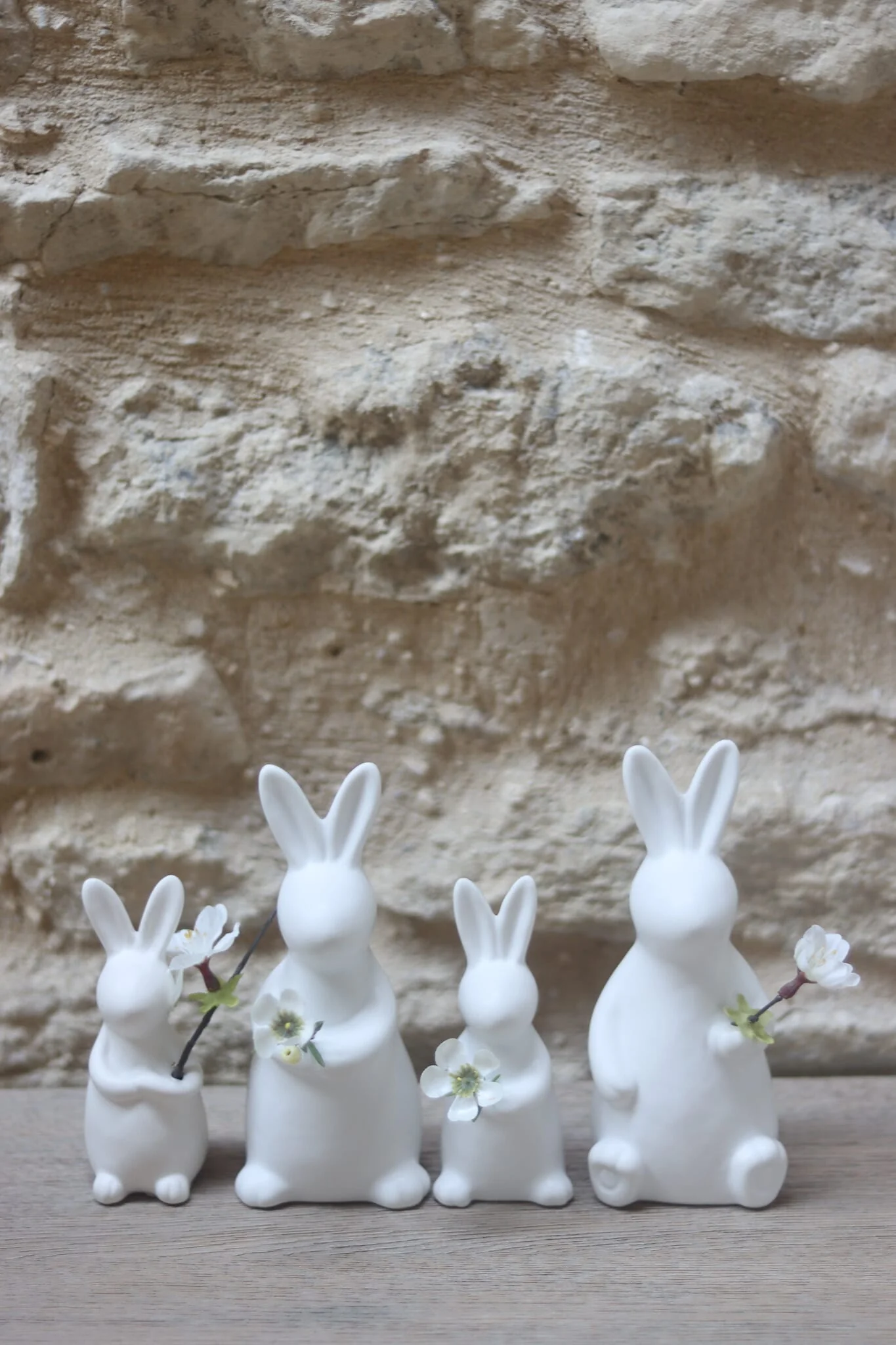 Set of 2 Standing Easter Bunnies - Image 2