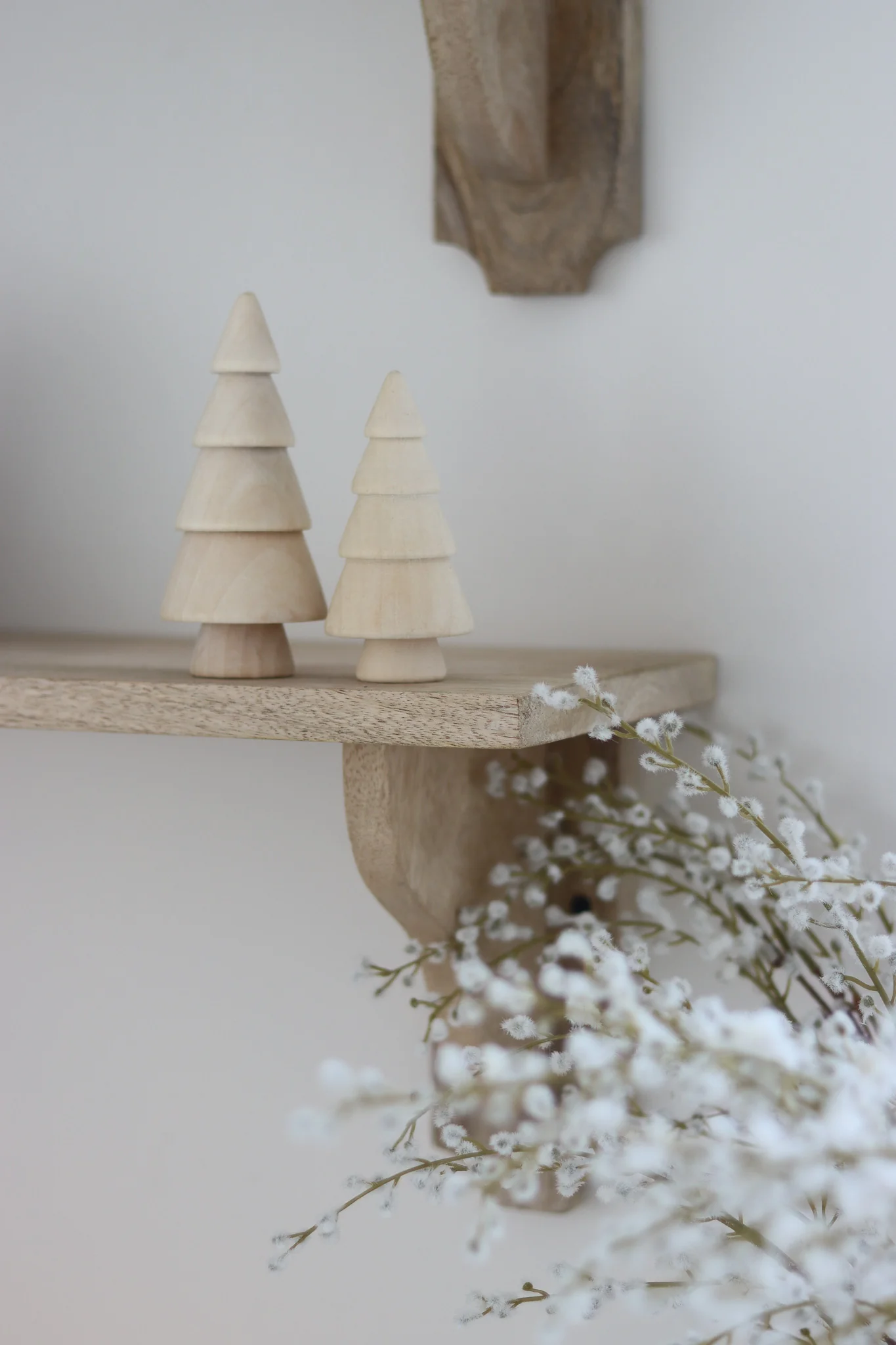 Set of 2 Wooden Christmas Trees - Image 3