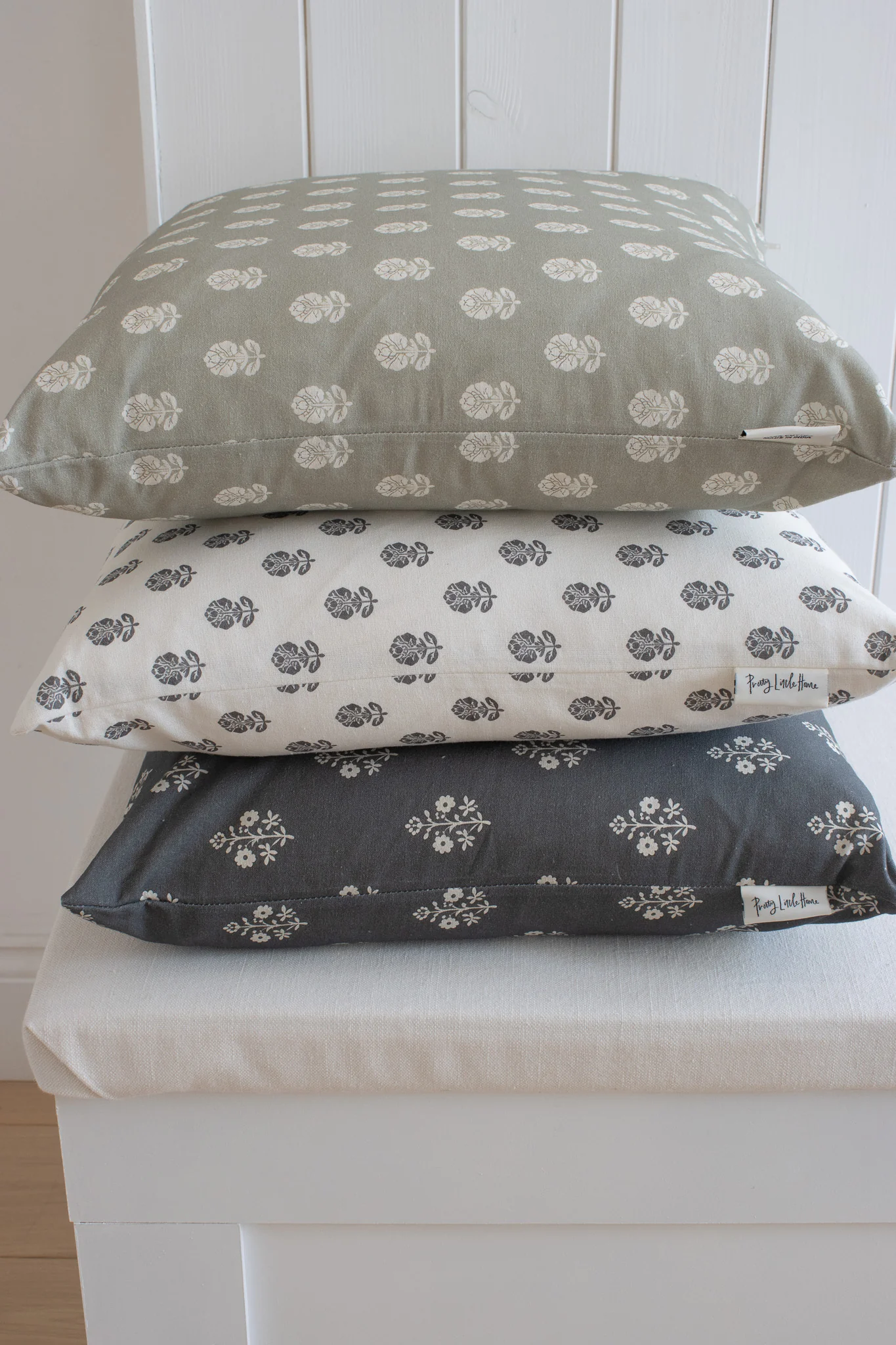 Soft Sage English Garden Cushion Cover - Image 2