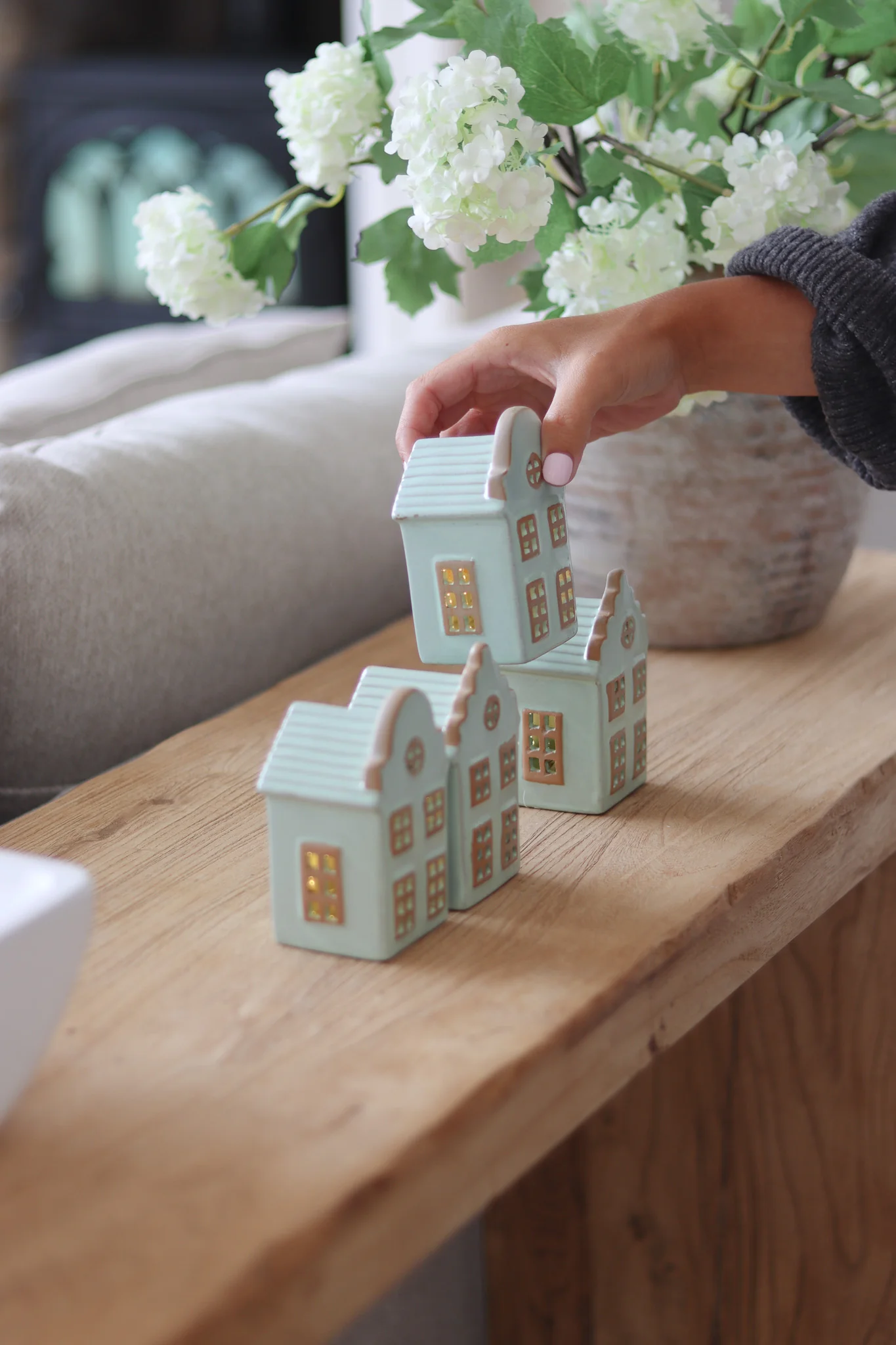 Summer Green Ceramic House Set - Image 2