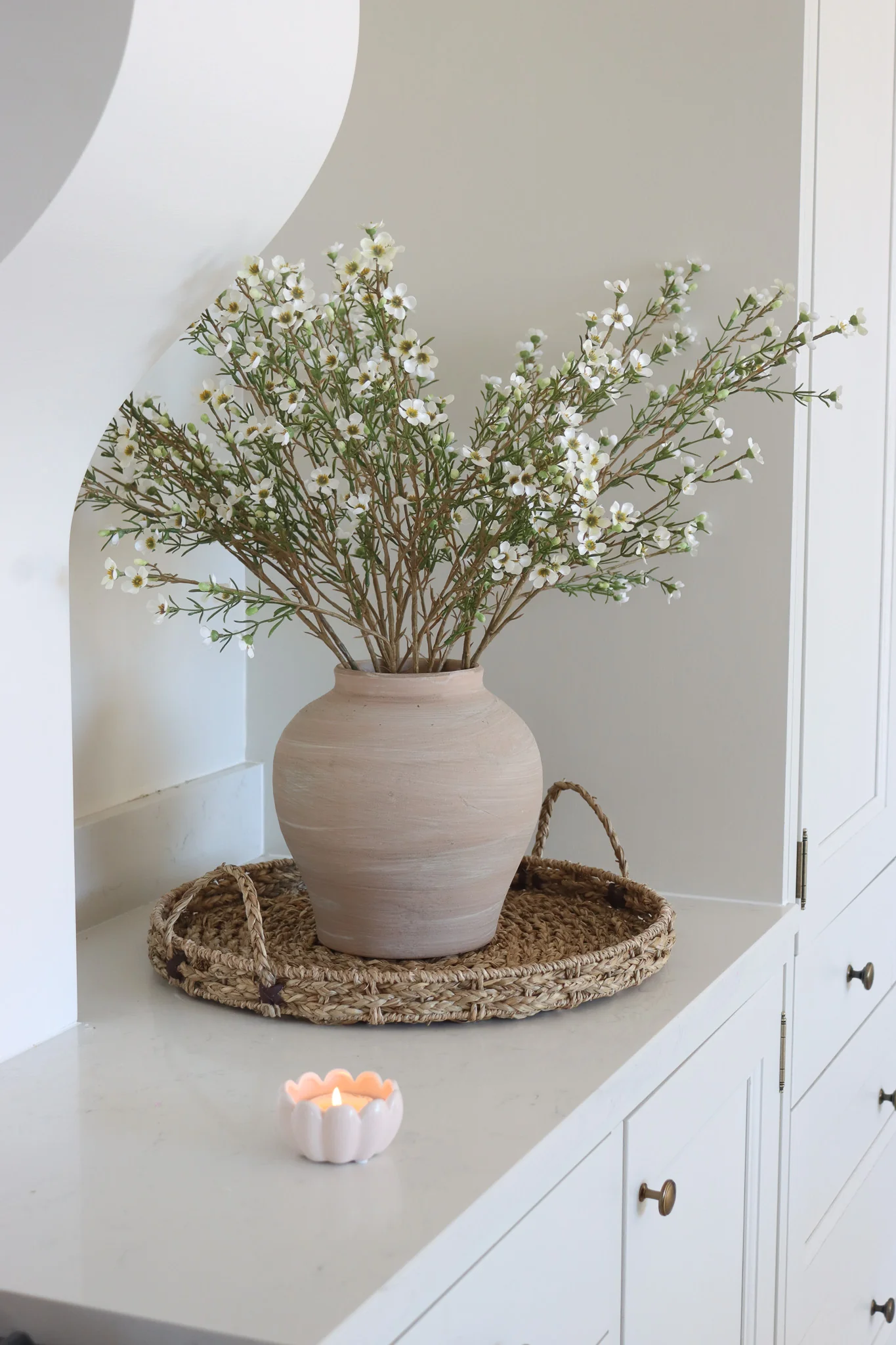 Terracotta Ceramic Vase - Image 3